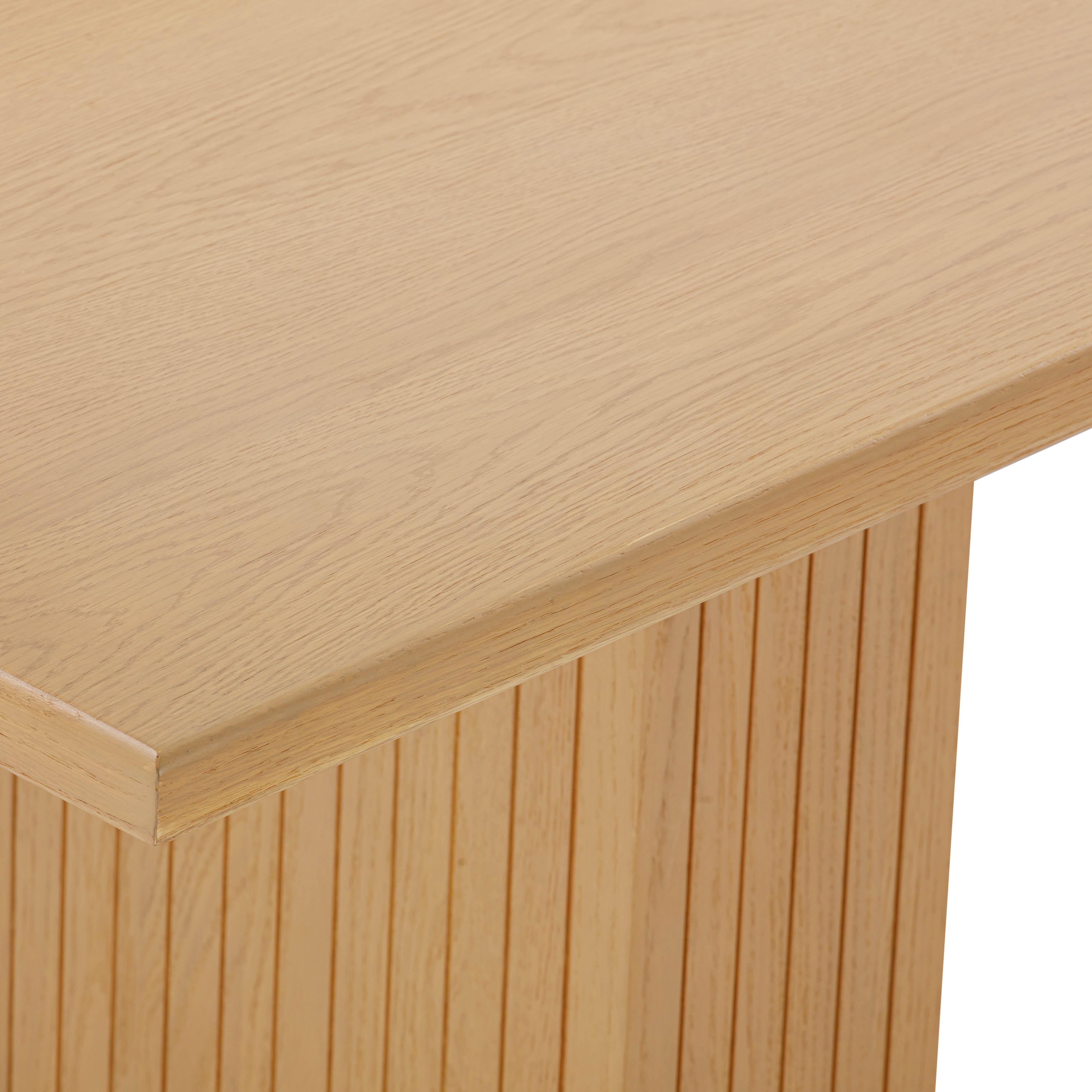 Chelsea Natural Oak Wood Rectangular Dining Table