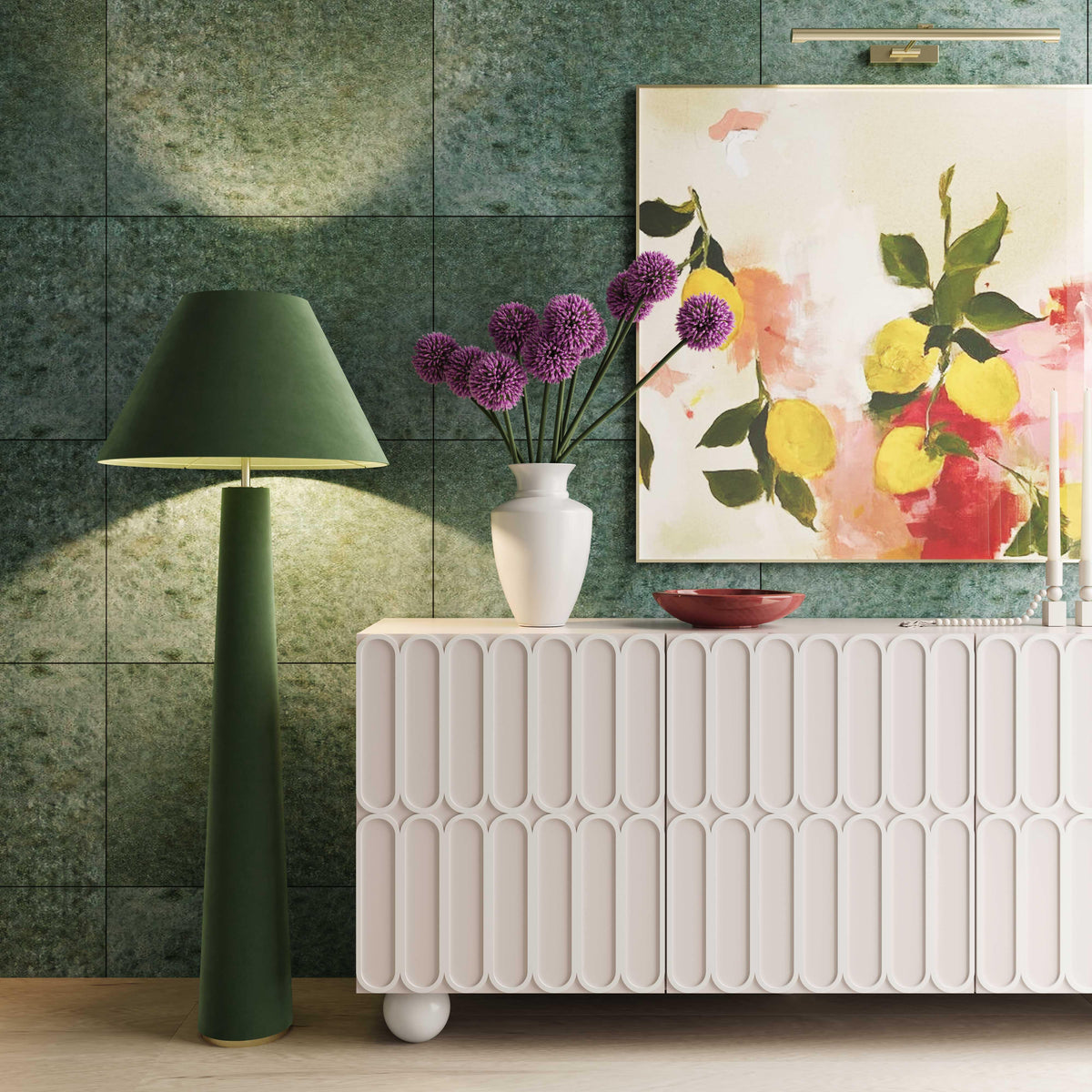 Tori Motif Taupe Buffet - UK