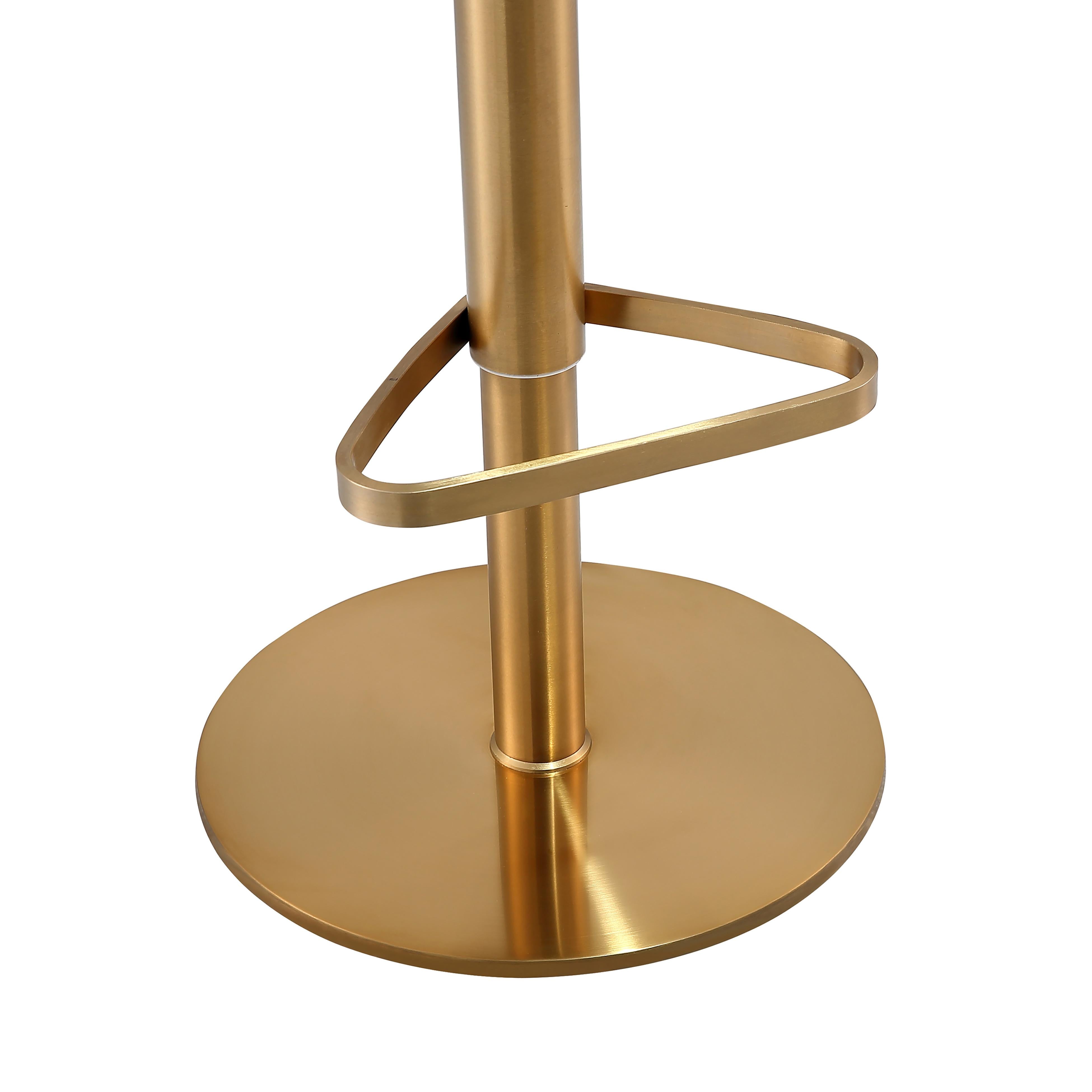 Astro Malachite Green and Gold Adjustable Stool - UK