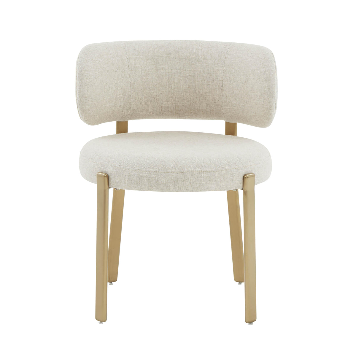 Margaret Cream Performance Linen Dining Chair - UK