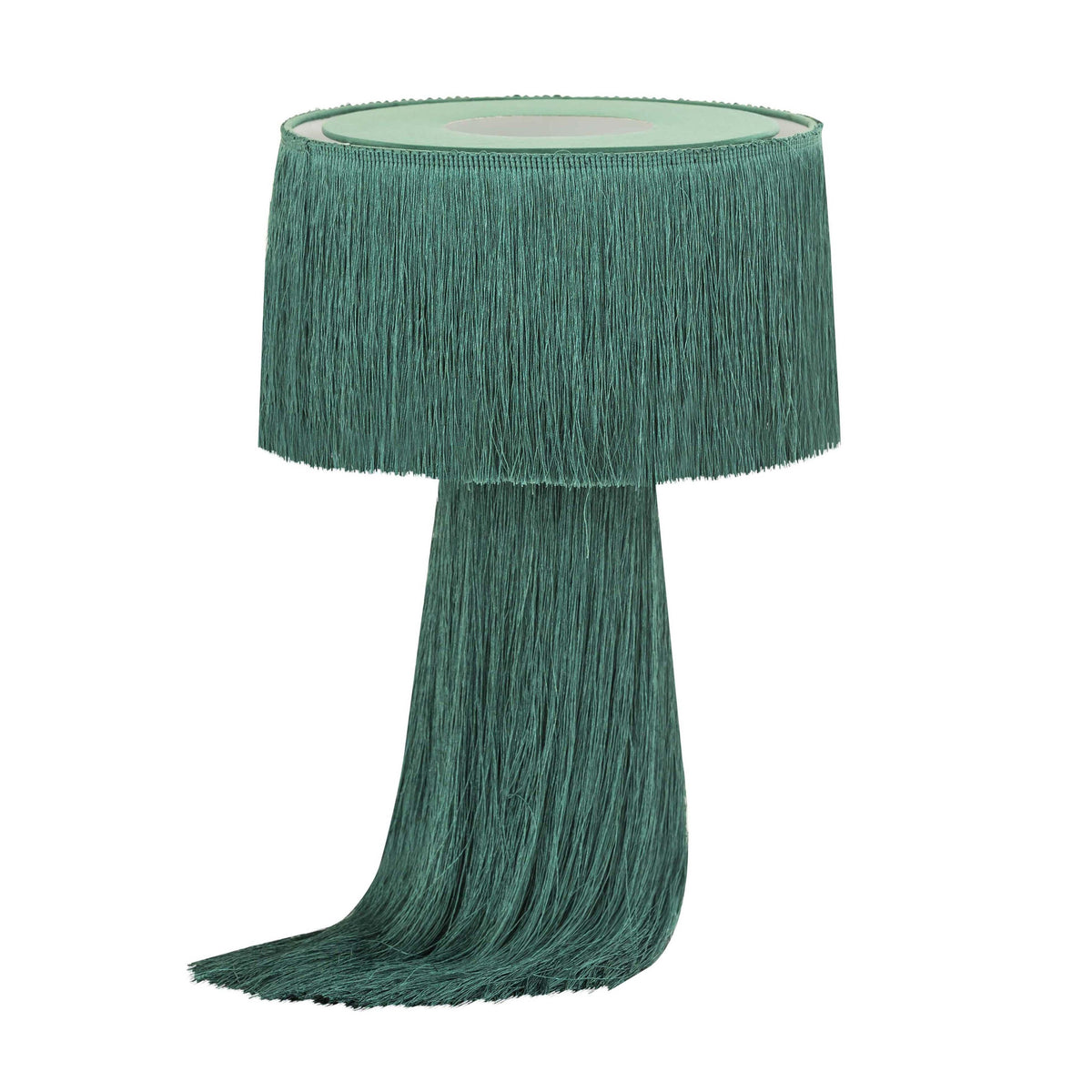 Atolla Emerald Tassel Table Lamp - UK