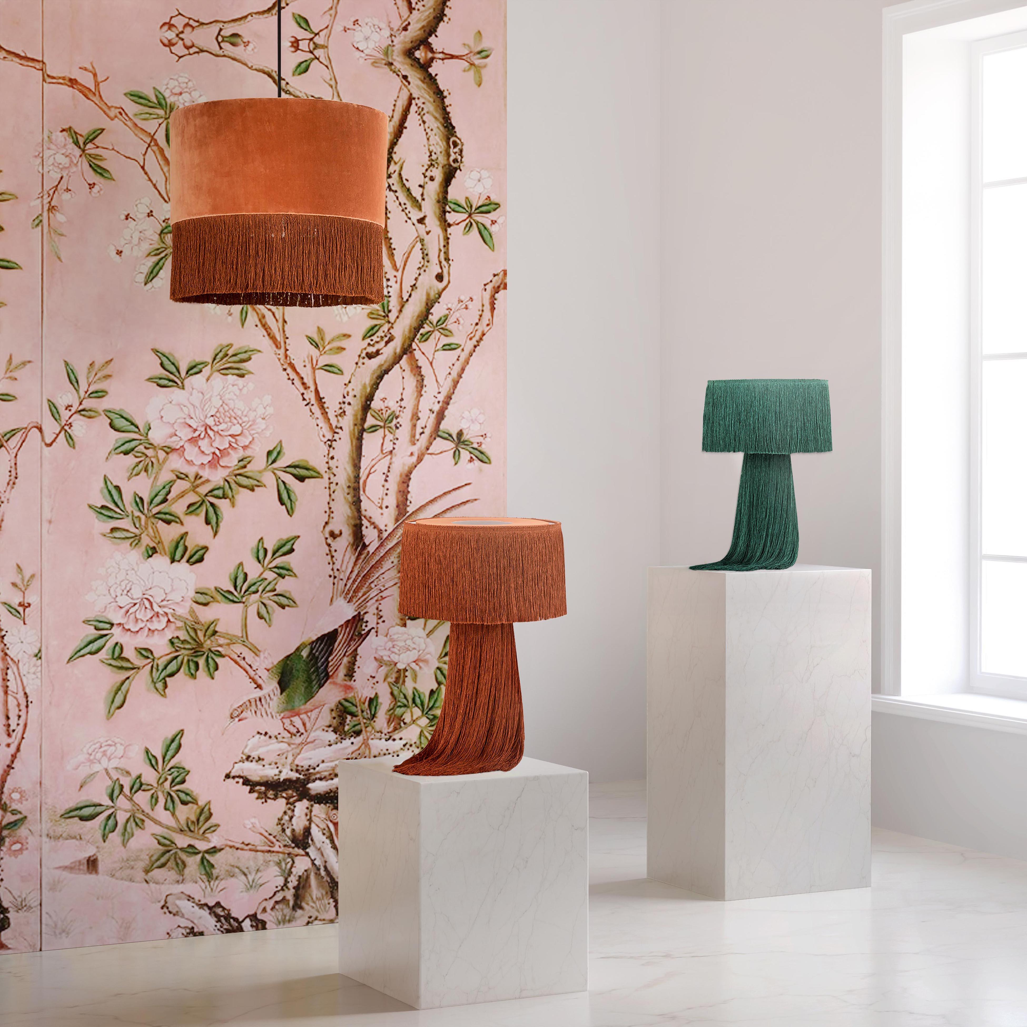Atolla Brick Tassel Table Lamp - UK