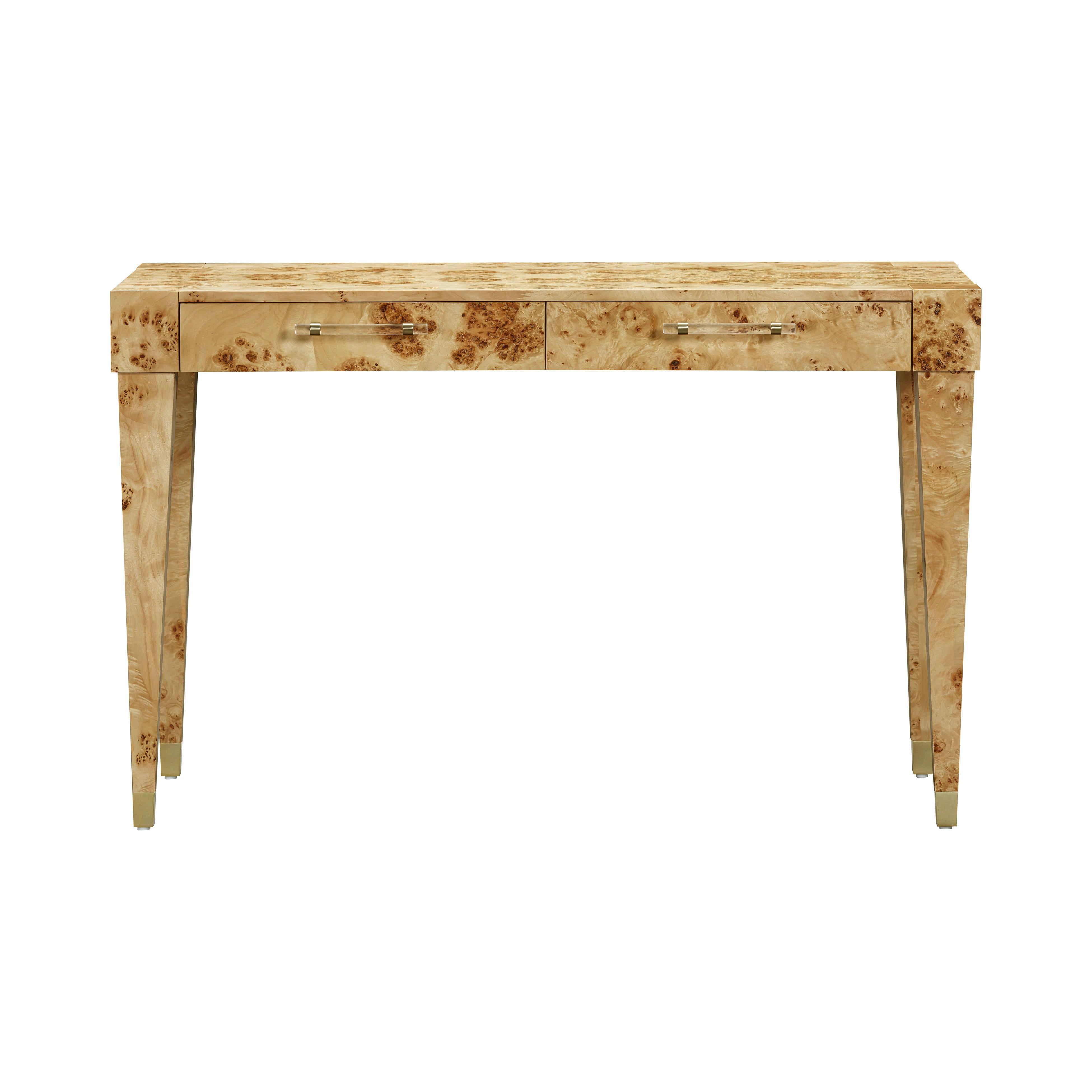 Brandyss Natural Burl Work Desk - UK