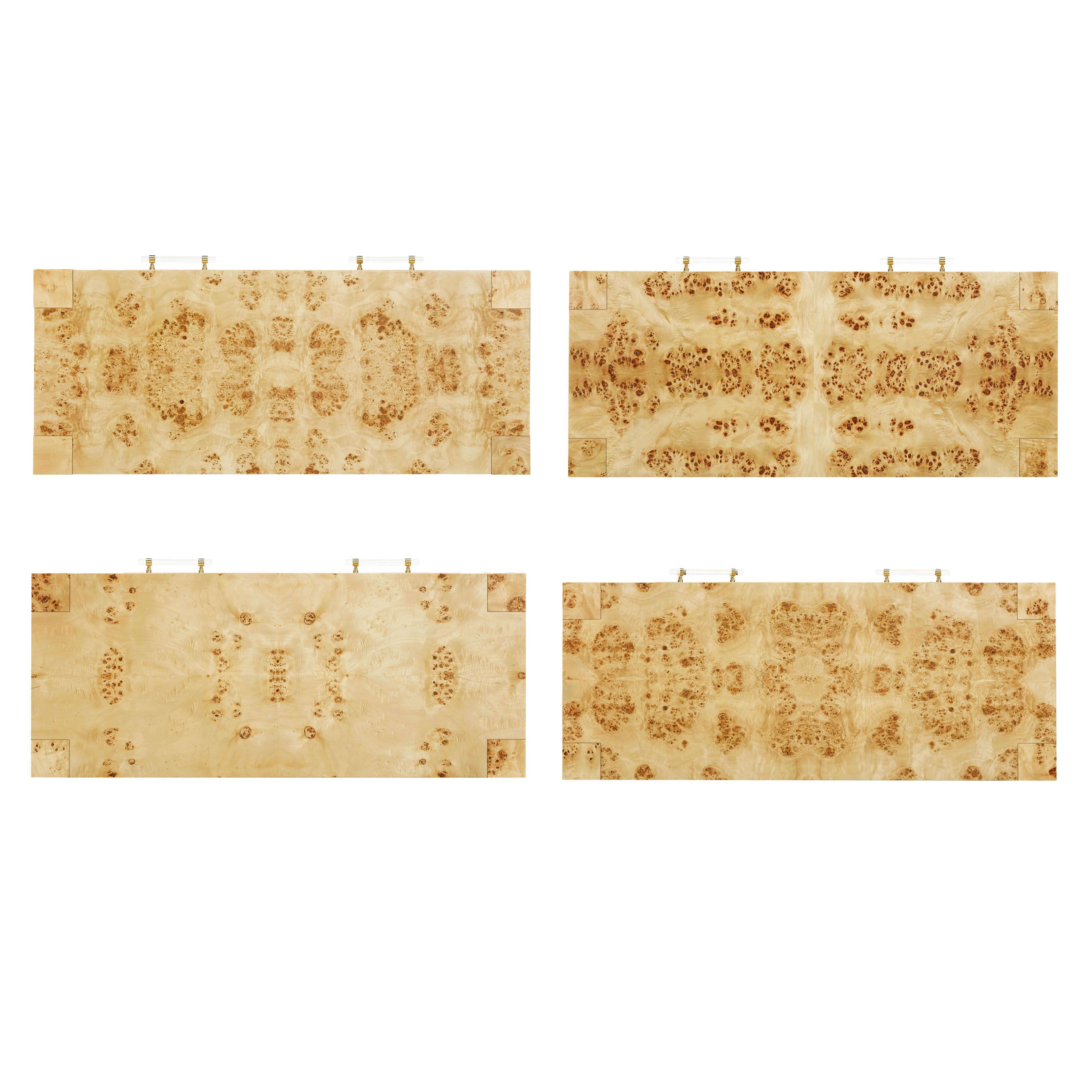 Brandyss Natural Burl Work Desk - UK