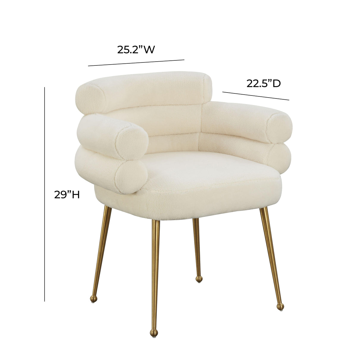 Dente Grey Velvet Dining Chair - UK