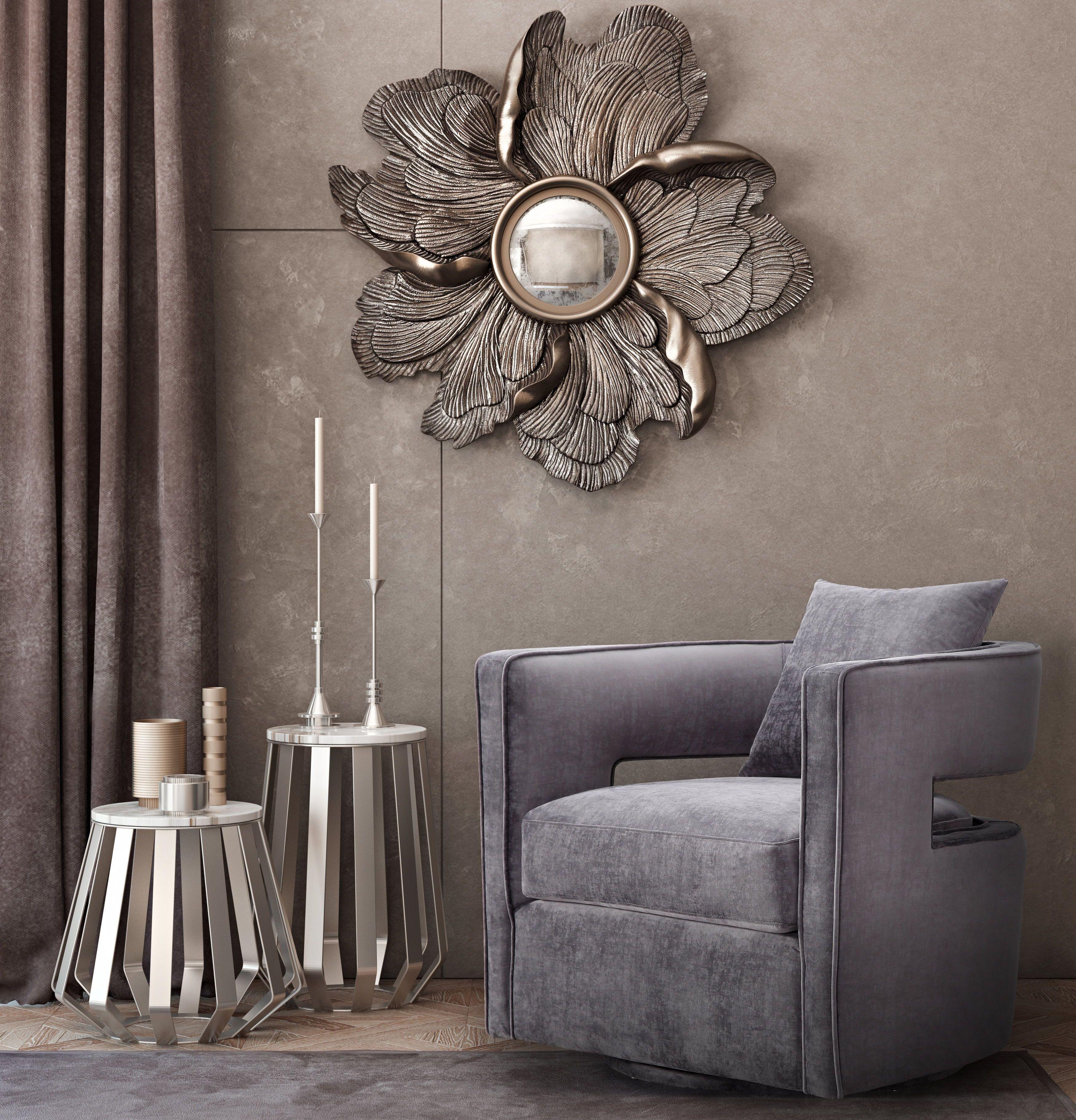Kennedy Grey Swivel Chair - UK