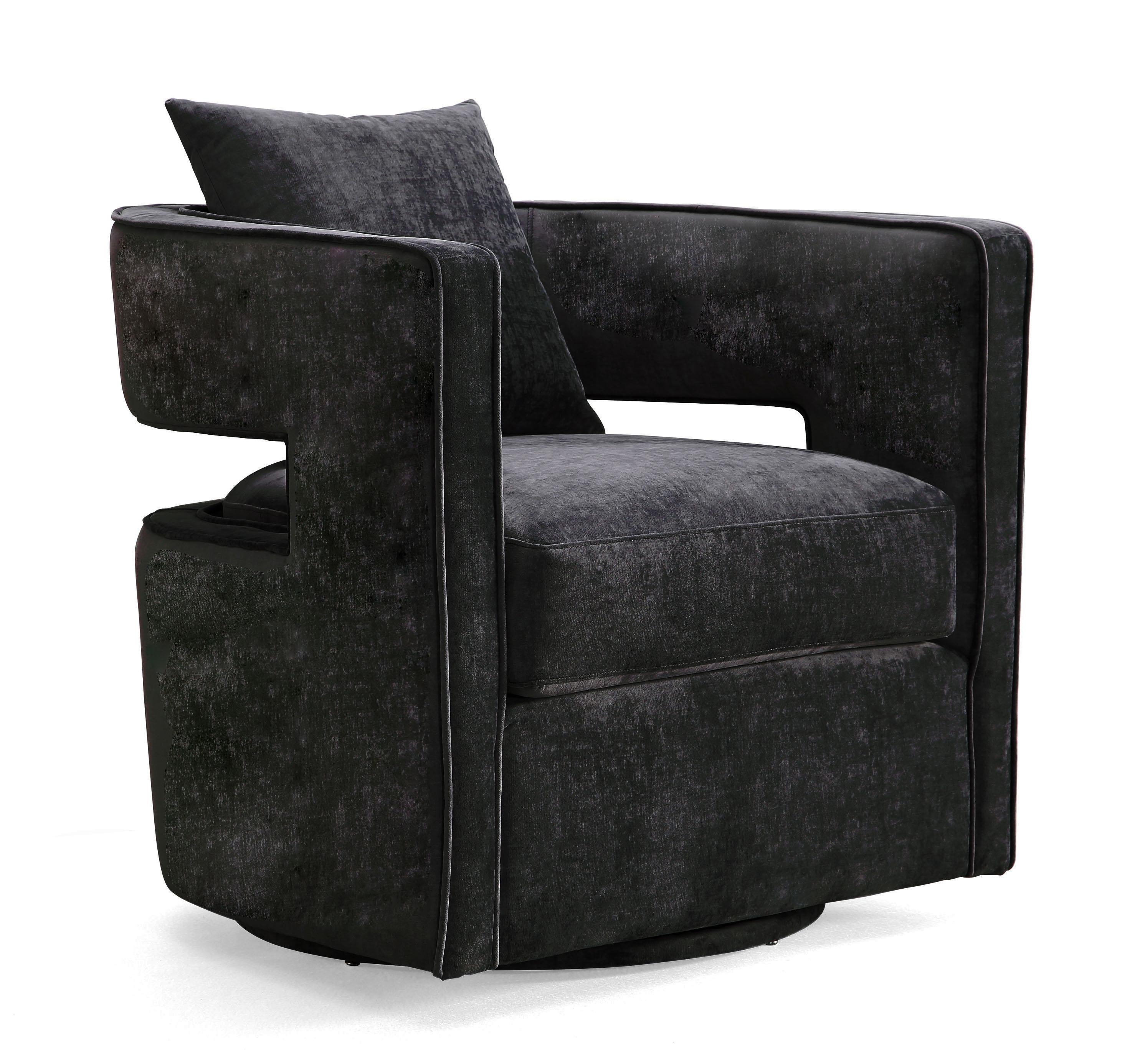 Kennedy Black Swivel Chair - UK