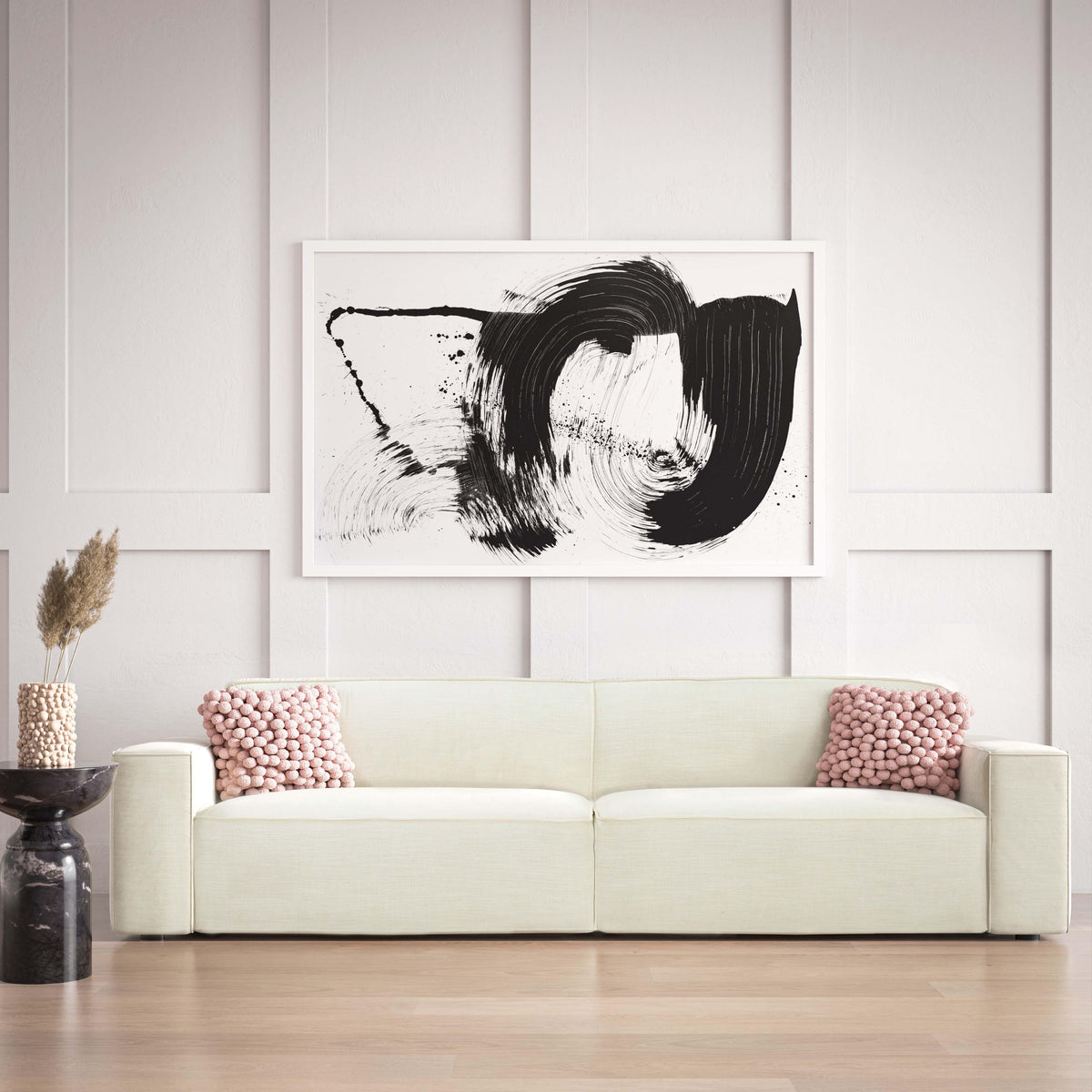 Olafur Cream Linen Sofa - UK