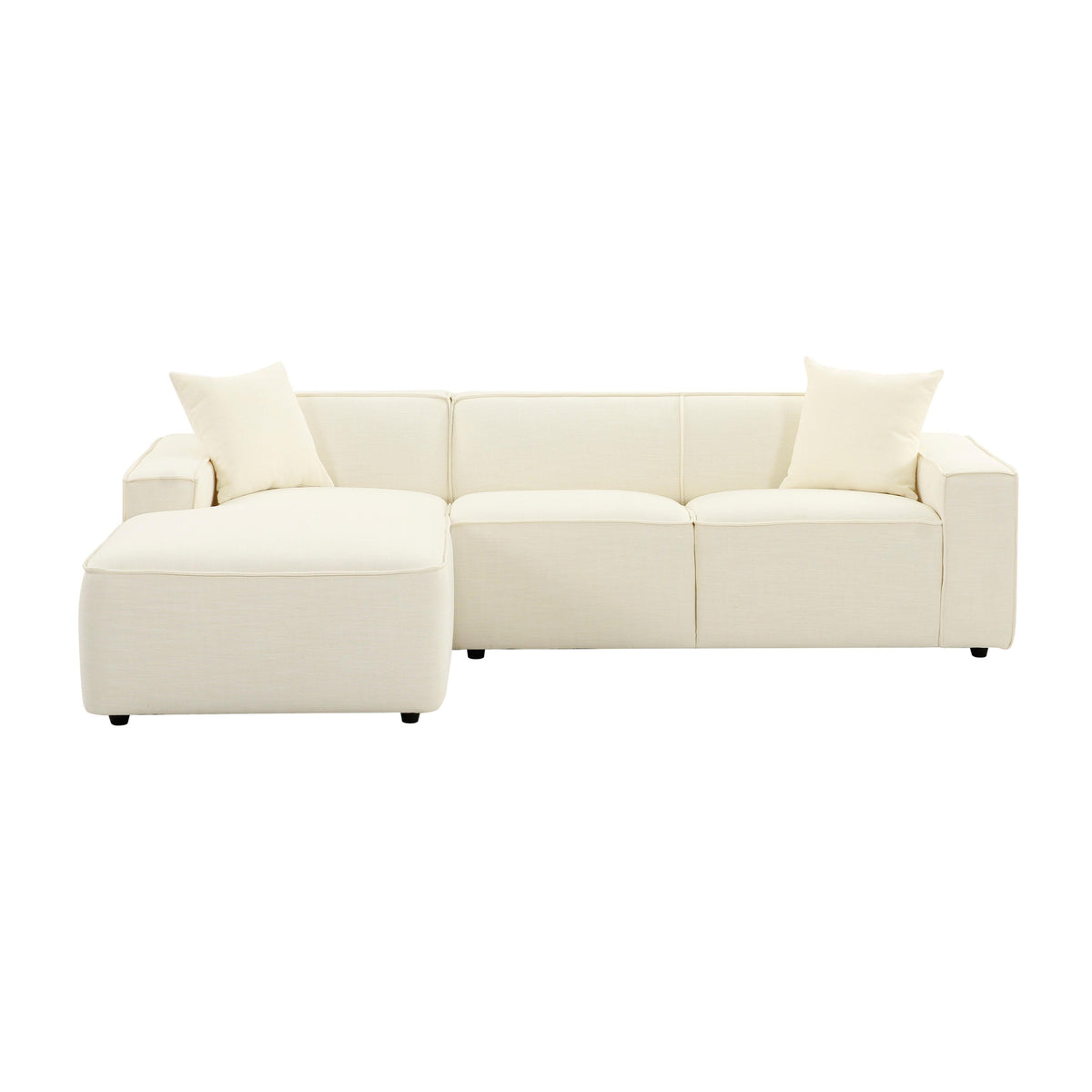 Olafur Cream Linen Sectional