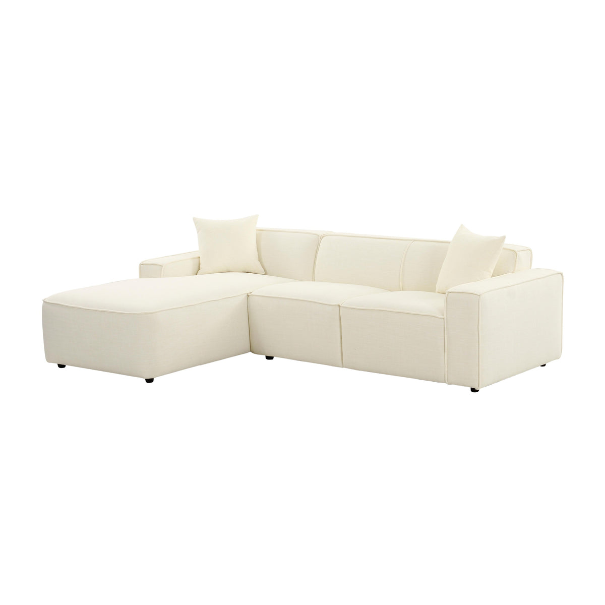 Olafur Cream Linen Sectional