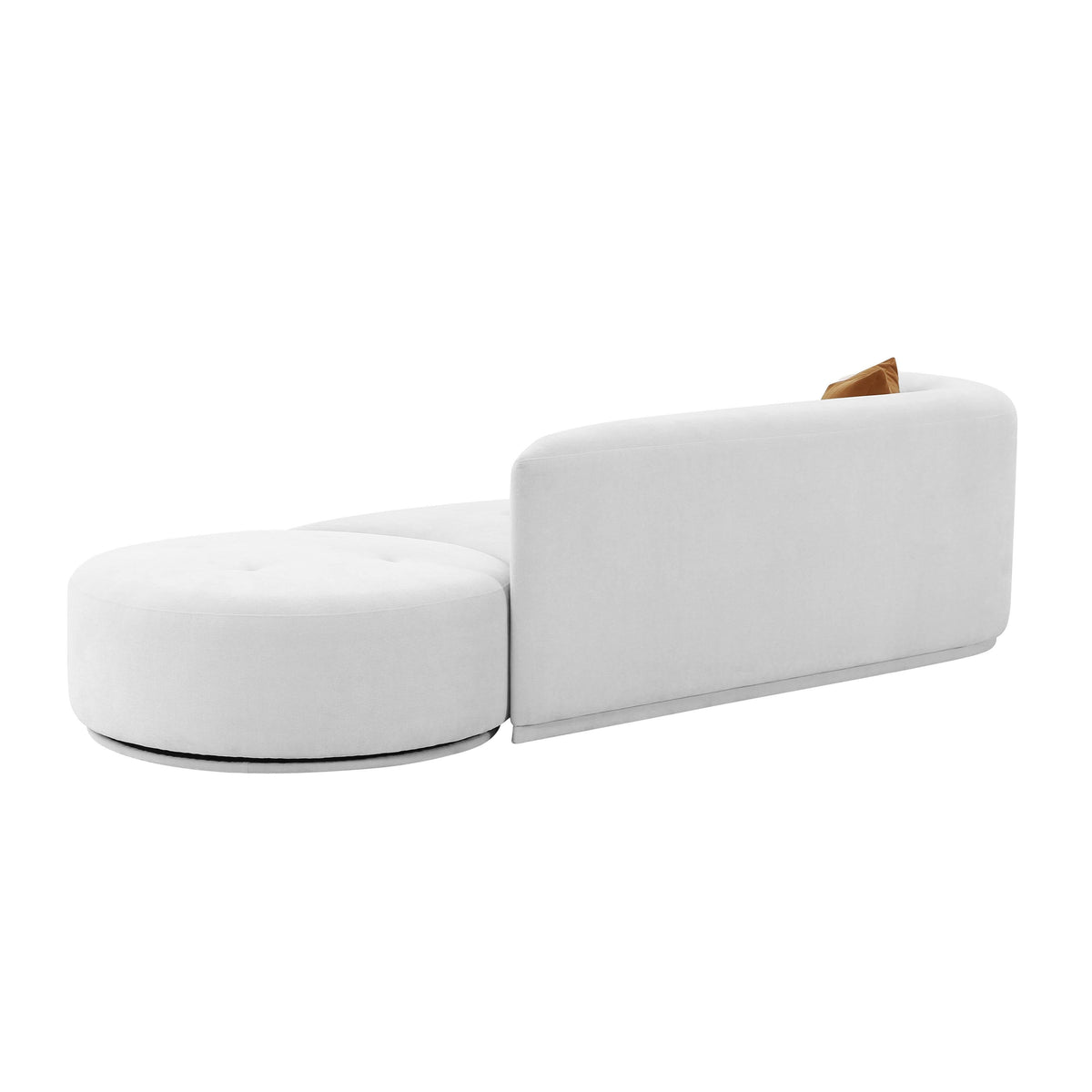 Fickle Grey Velvet Modular Sofa