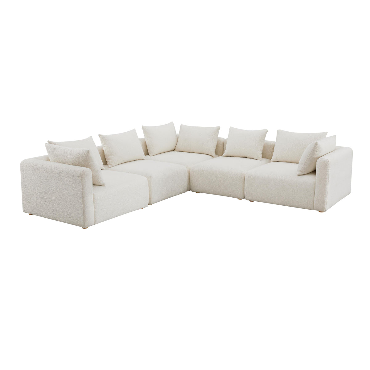 Hangover Cream Boucle Modular Sectional