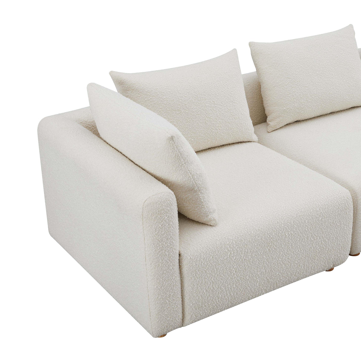 Hangover Cream Boucle Modular Sectional