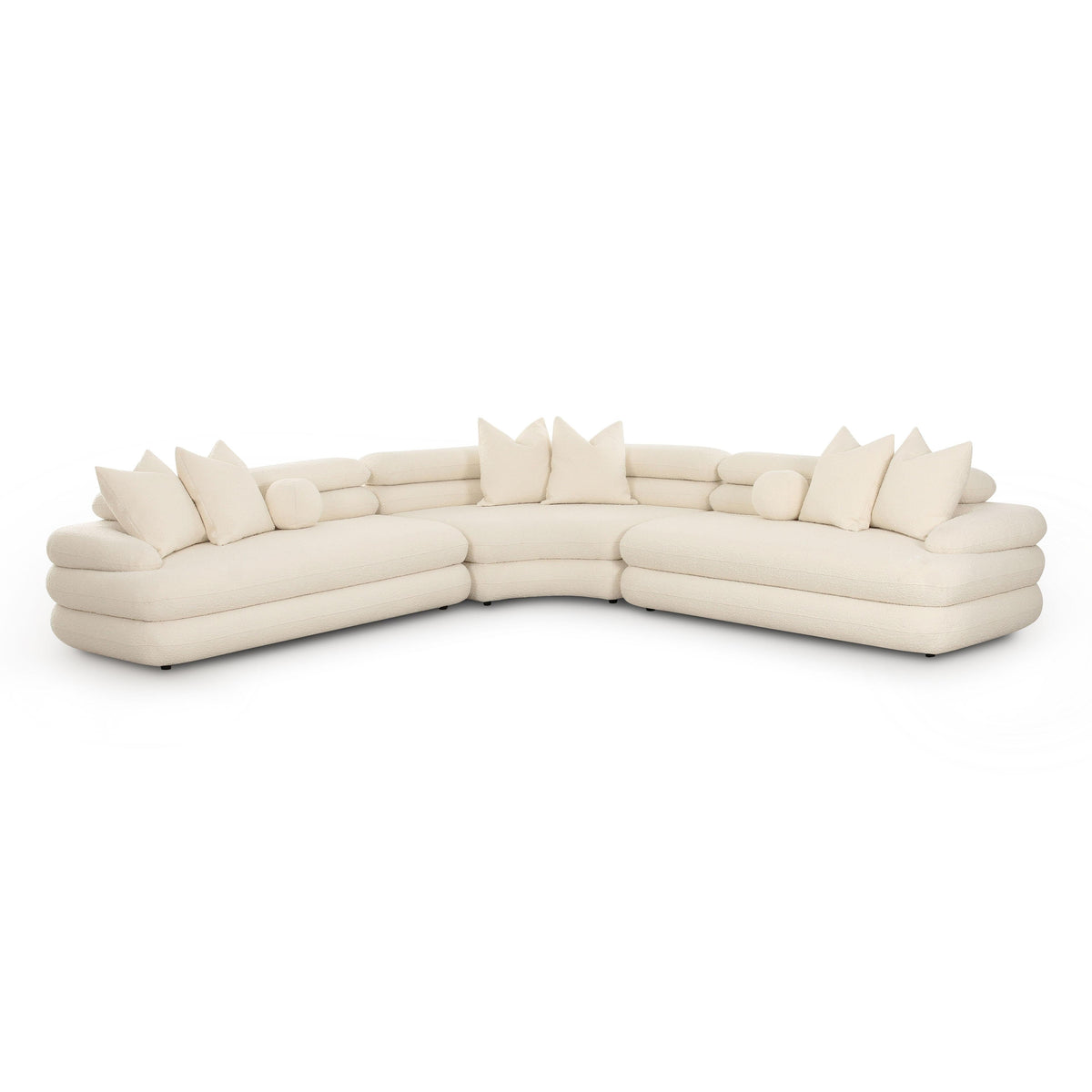 Lulu Cream Boucle Modular Sectional