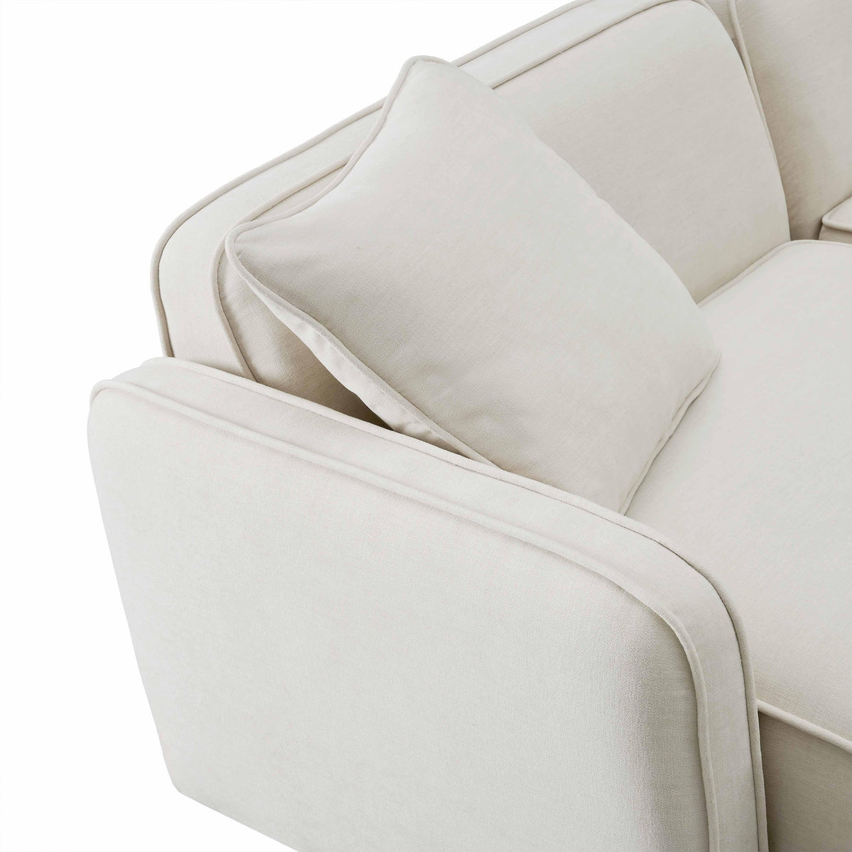 Travie Sand Linen Modular Sectional