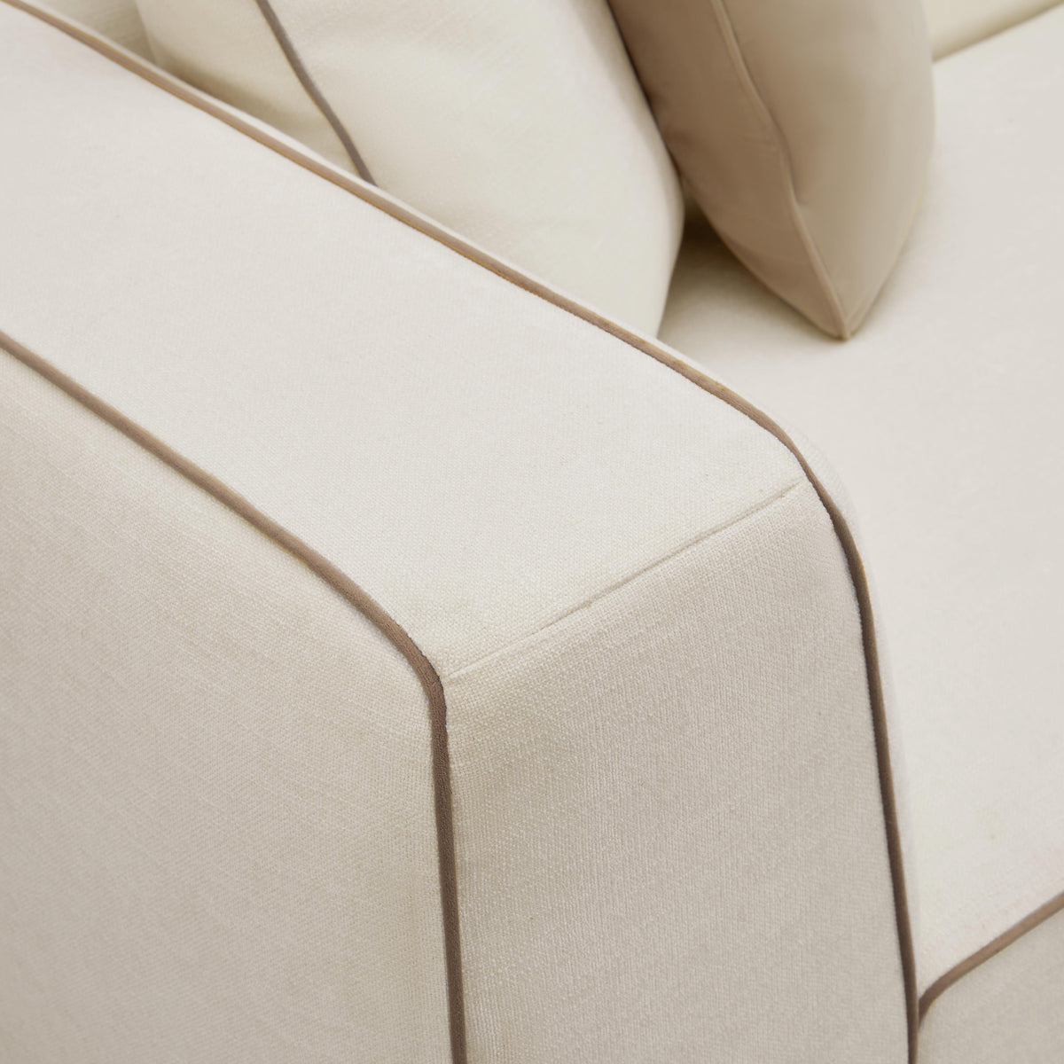Tristine Cream Linen RAF Sectional
