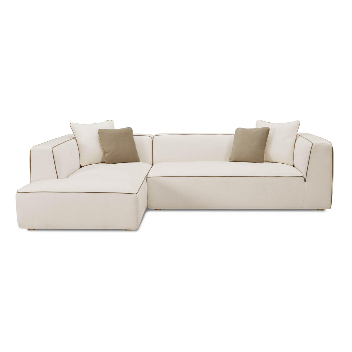 Tristine Cream Linen Sectional