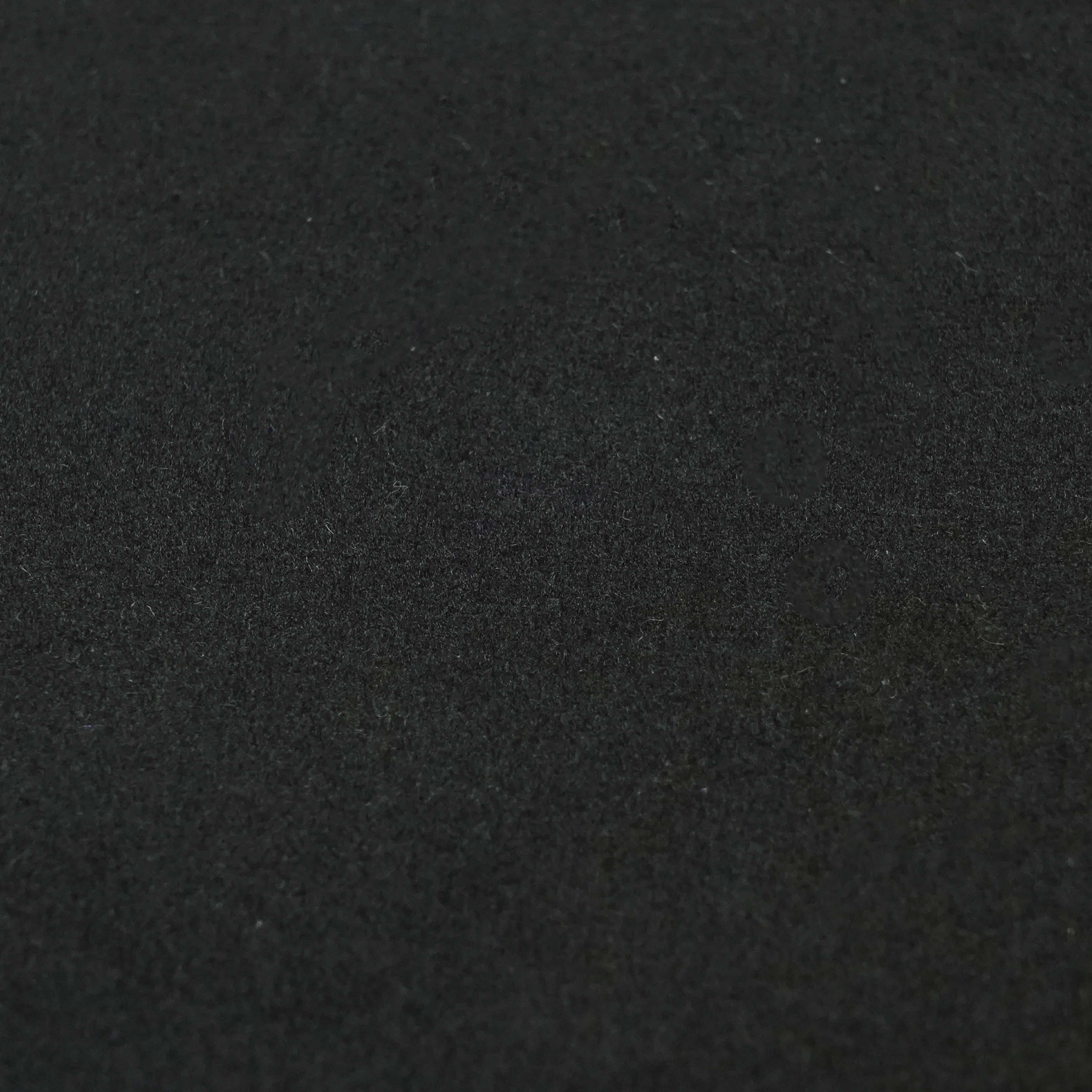 Kaylee Black Velvet Ottoman - UK