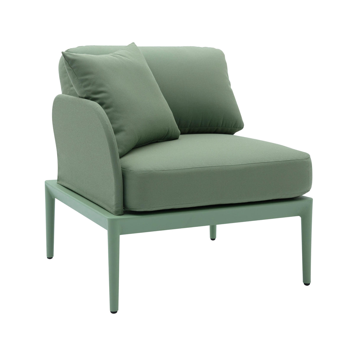 Kapri Moss Green Modular Outdoor LAF Corner Seat