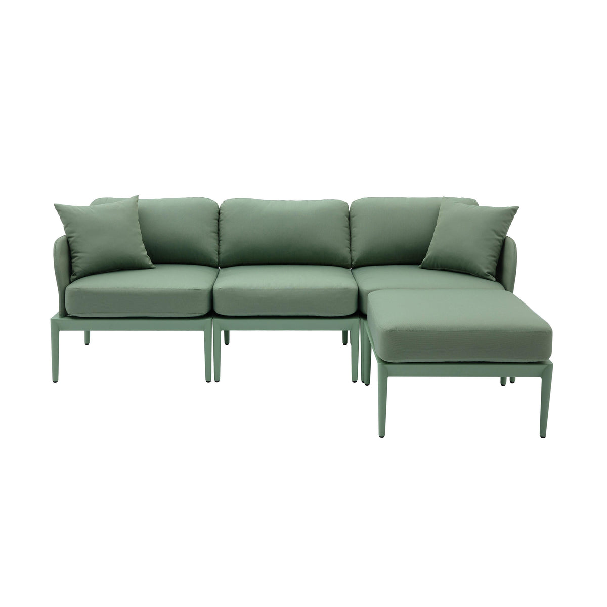 Kapri Moss Green Outdoor Sectional