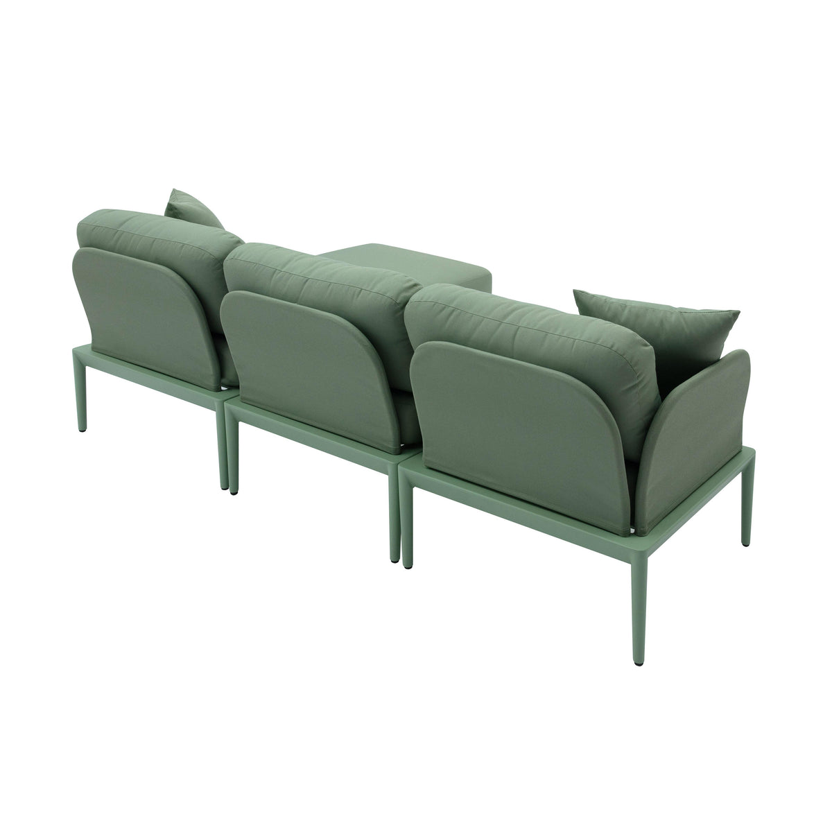 Kapri Moss Green Outdoor Sectional