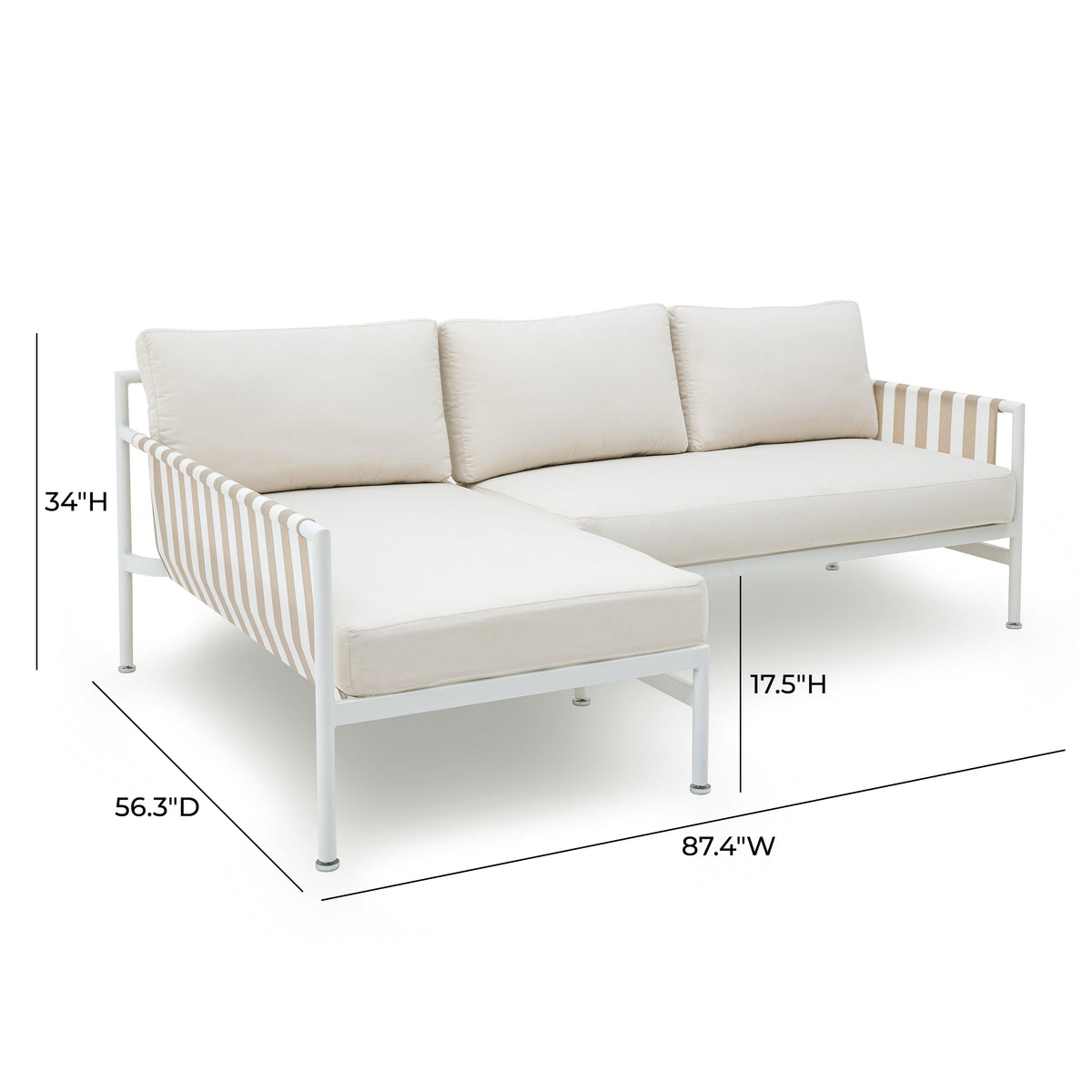 Dunes Cream Outdoor Sectional