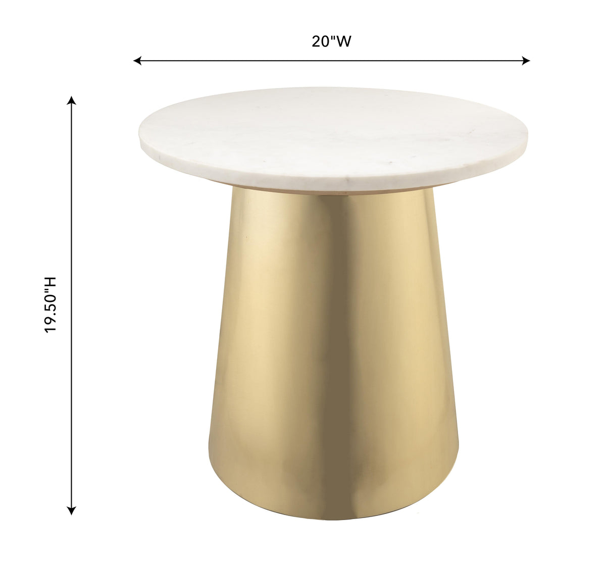 Bleeker Marble Side Table - UK