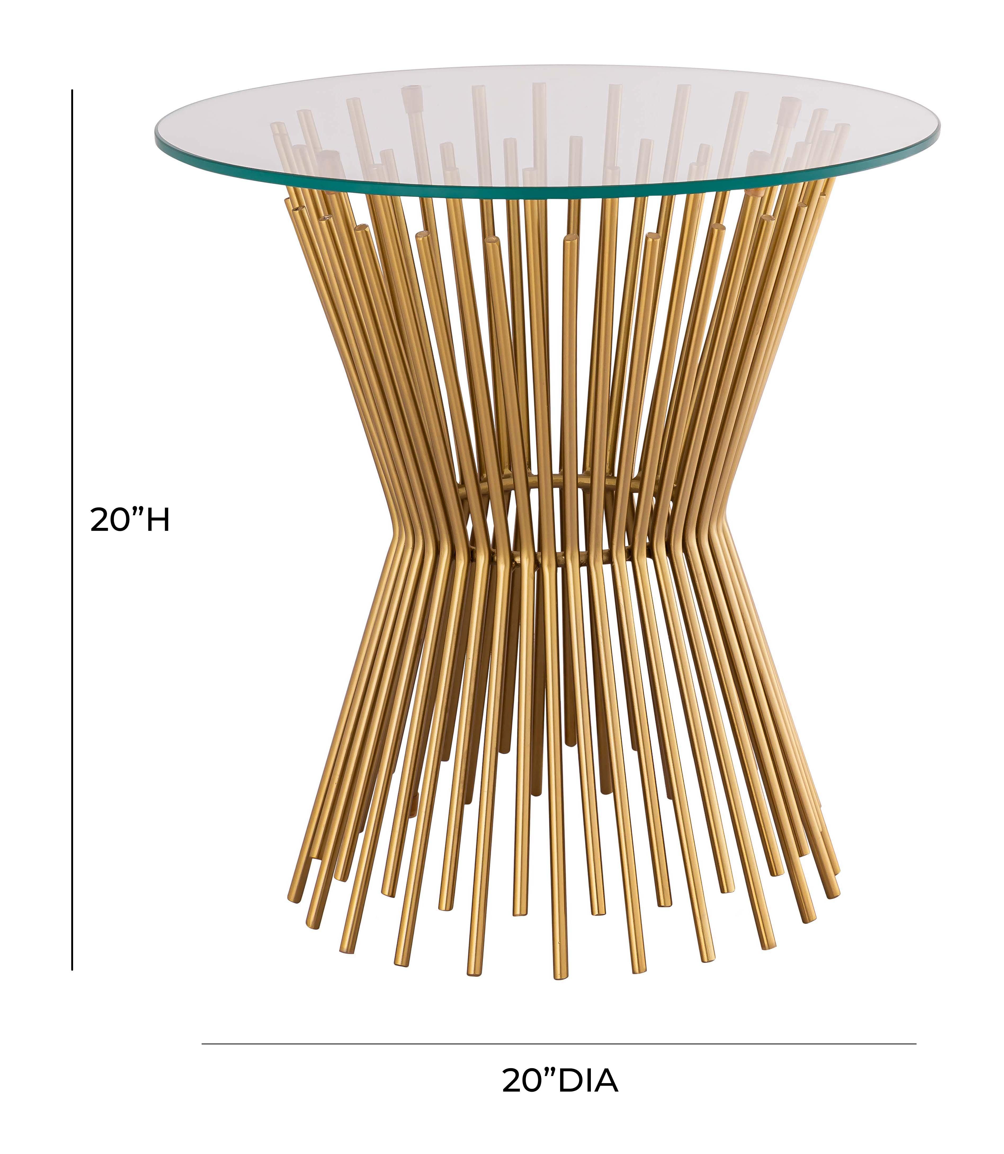 Grace Glass Side Table