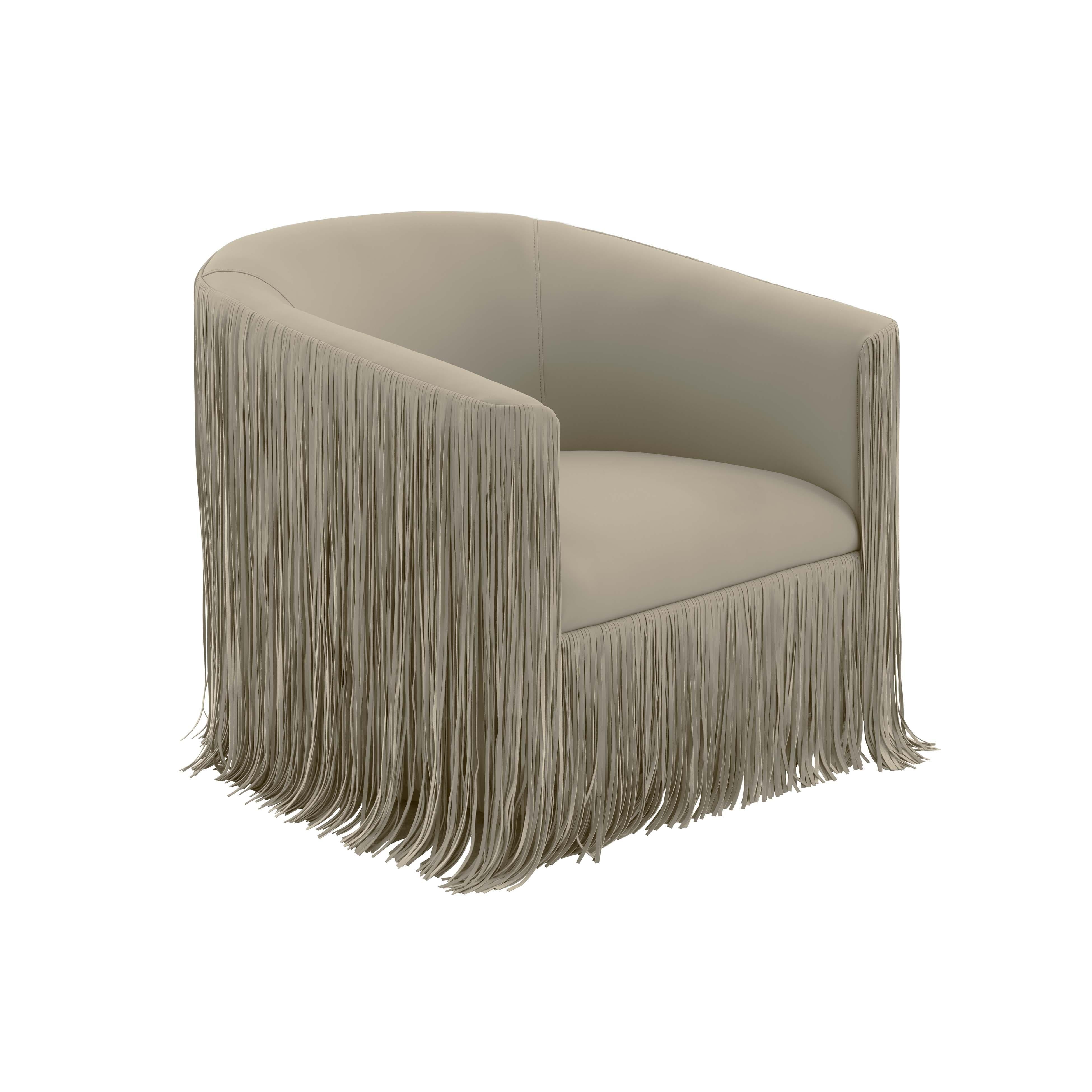 Shag Me Grey Vegan Leather Swivel Chair - UK