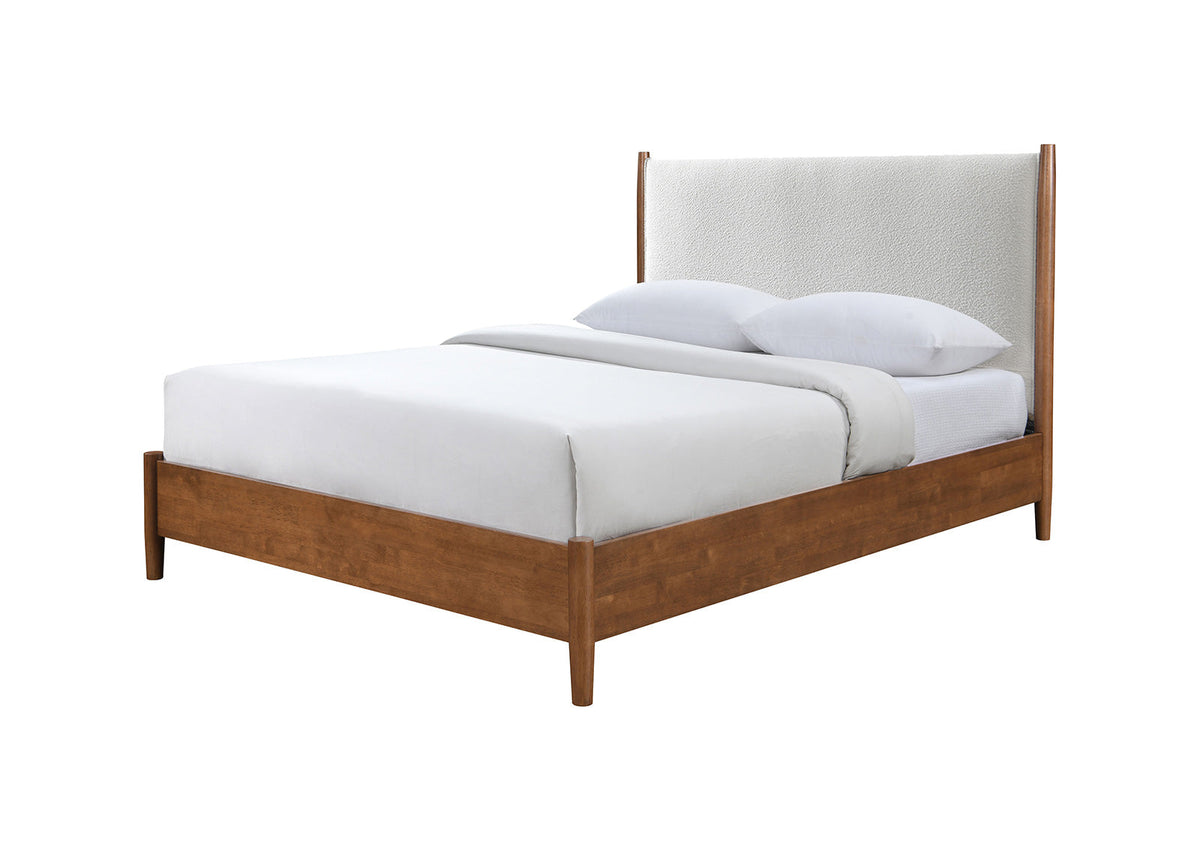 Thusis Walnut/Beige Queen Bed