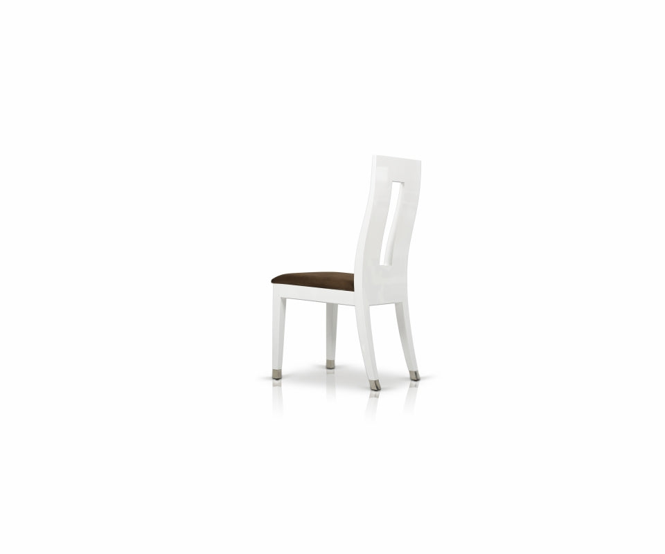 Thor Modern White Glossy Dining Chair - original 1