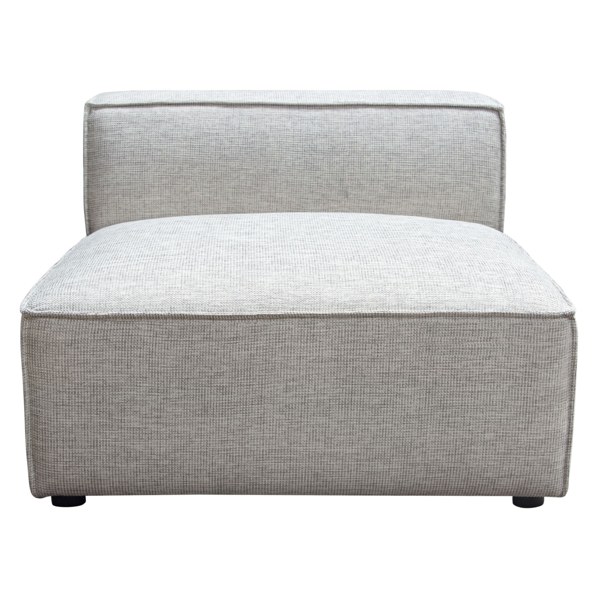 Vice Armless Chair in Barley Fabric