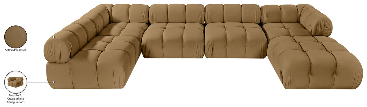 Orin - 6 Piece Modular Sectional (3 Modular Chairs, 2 Corner Chairs & Ottoman)