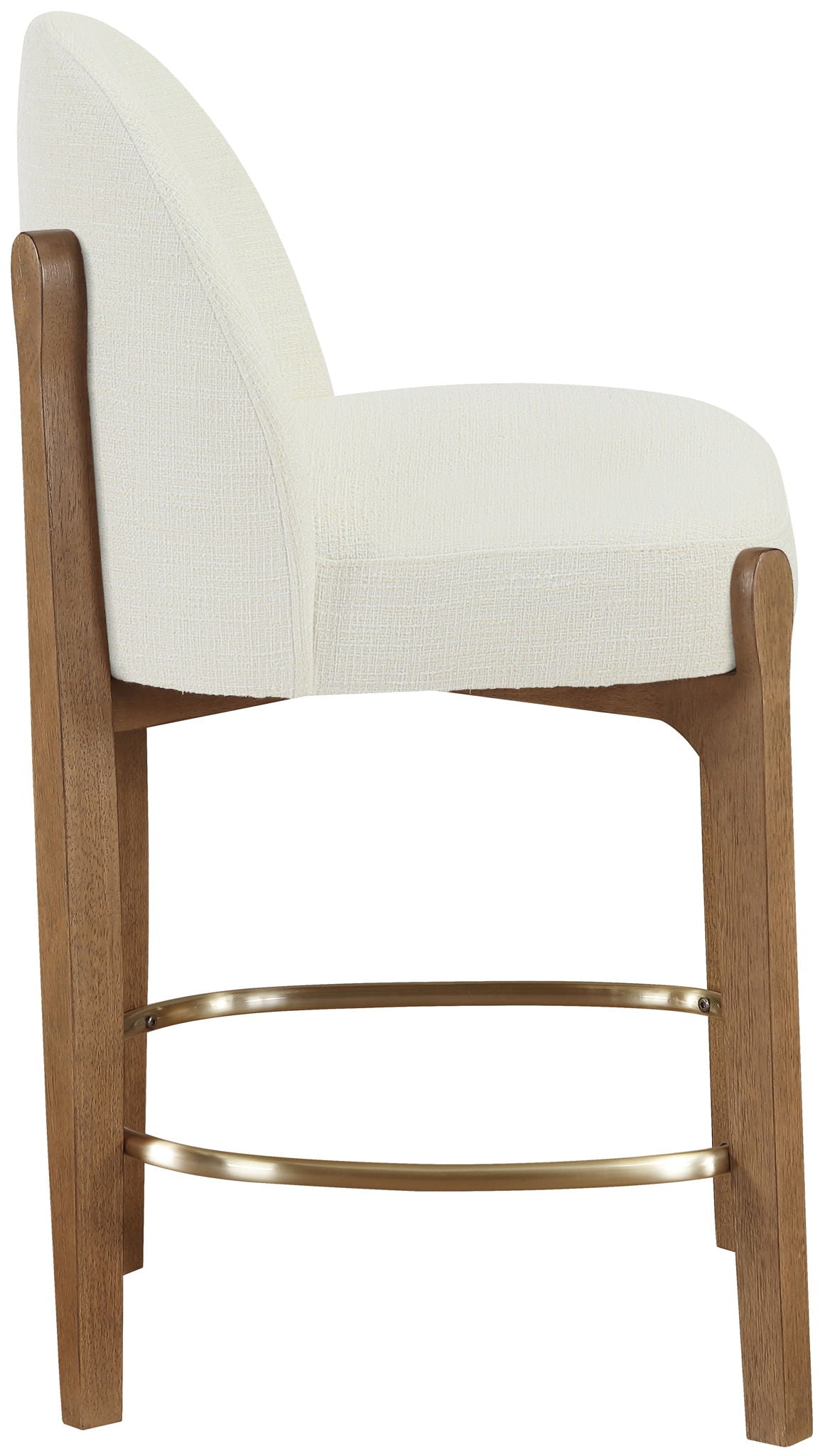 Torino - Counter Stool With Brushed Brown Base