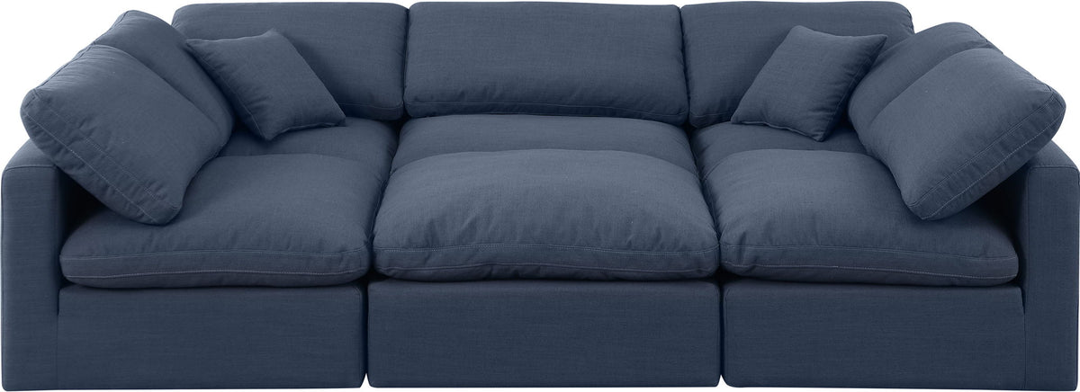 Indulge - Linen 6 Piece Modular Sectional