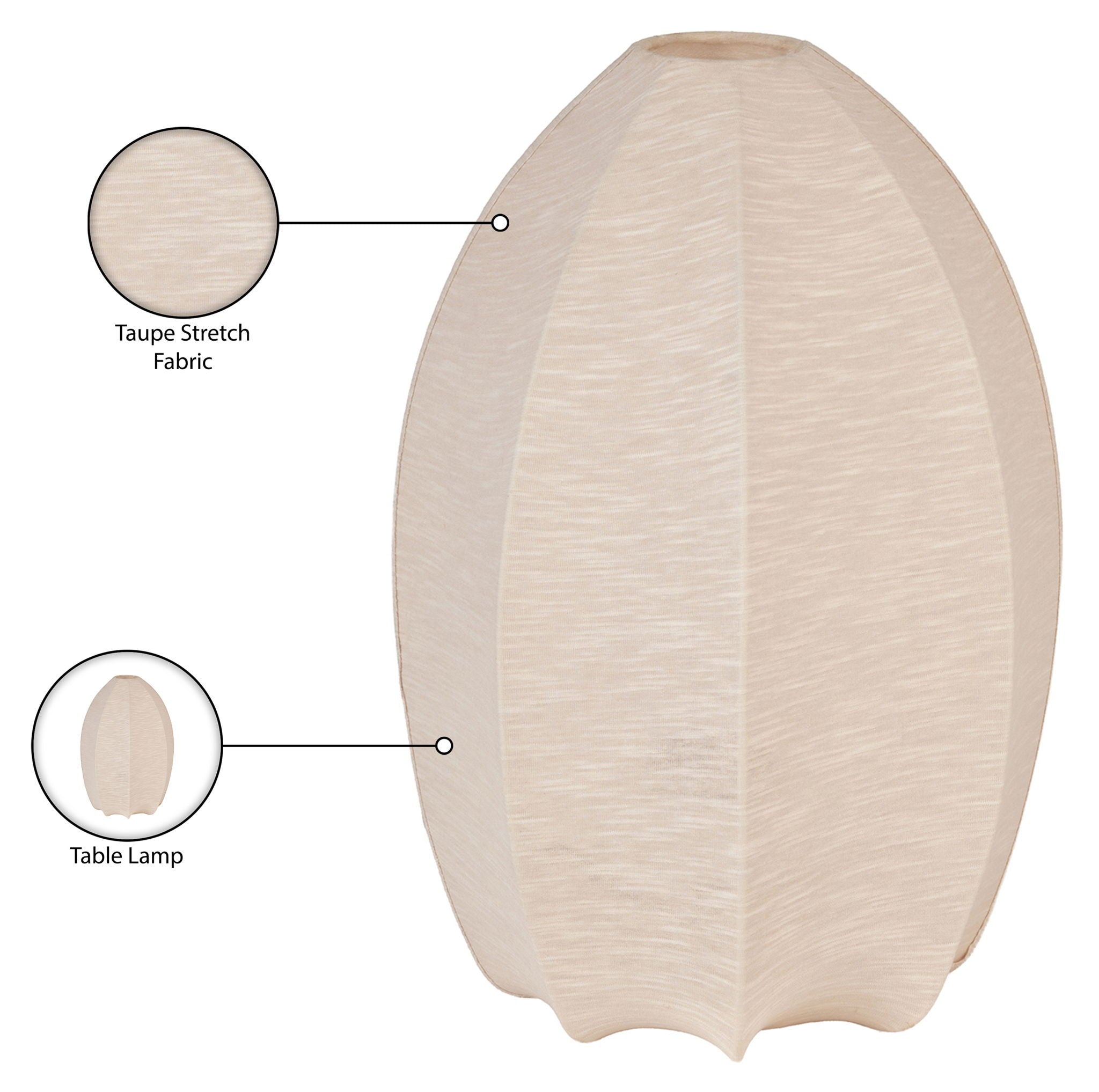 Lumaire - Stretch Fabric Table Lamp