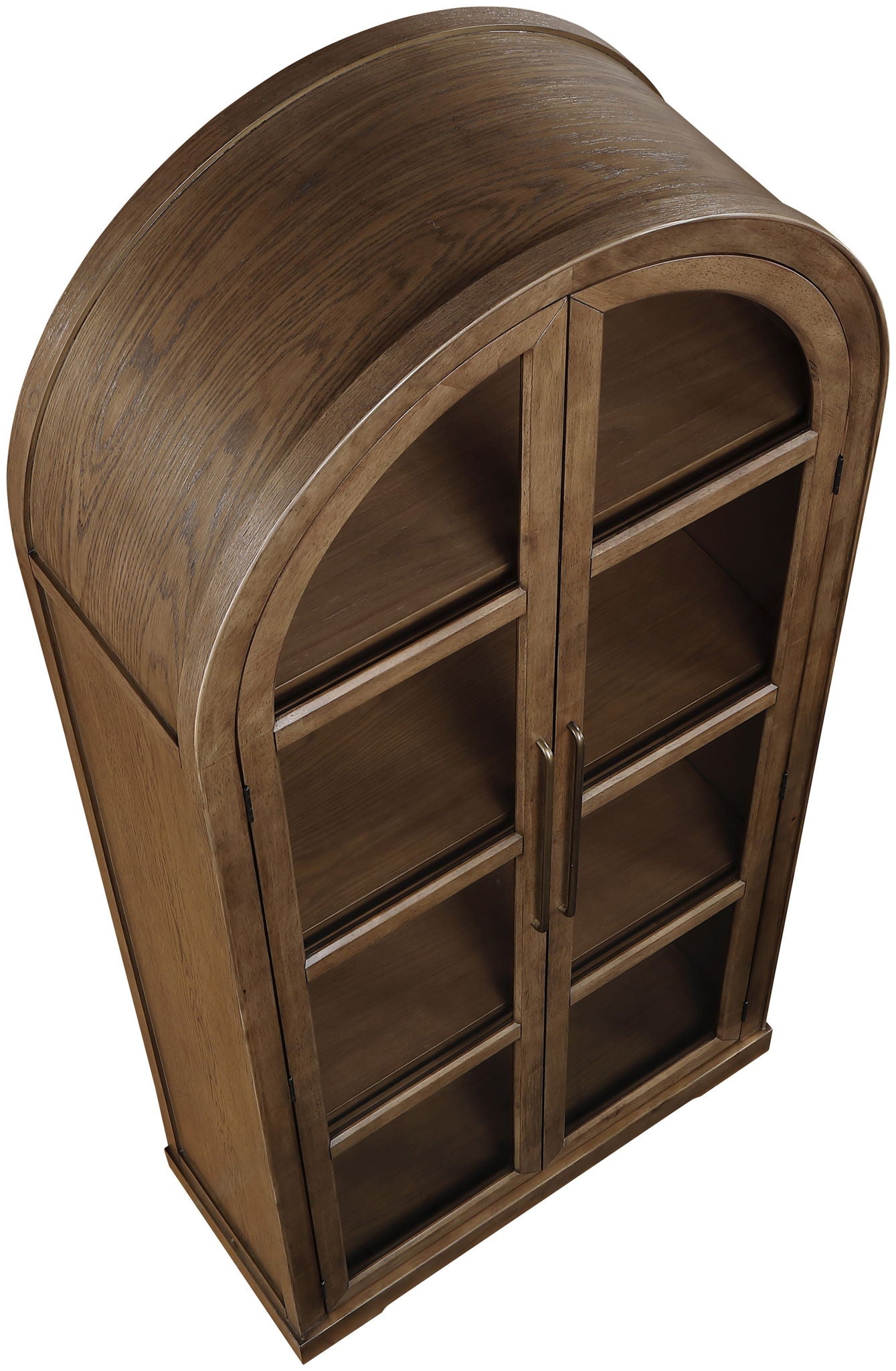 Corva - Solid Wood, Oak Veneer And Stainless Steel Storage Cabinet
