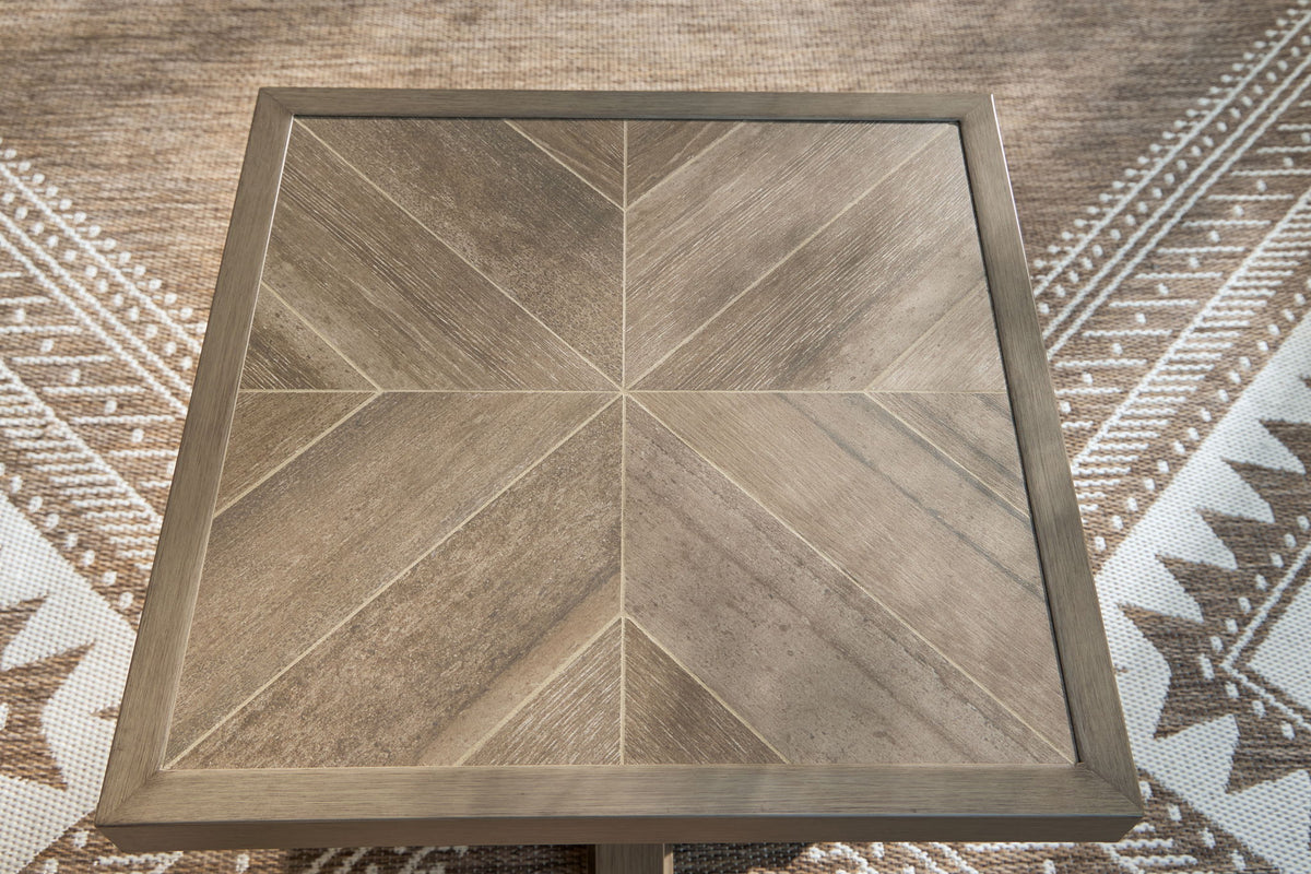 Laguna Heights - Square End Table - Beige