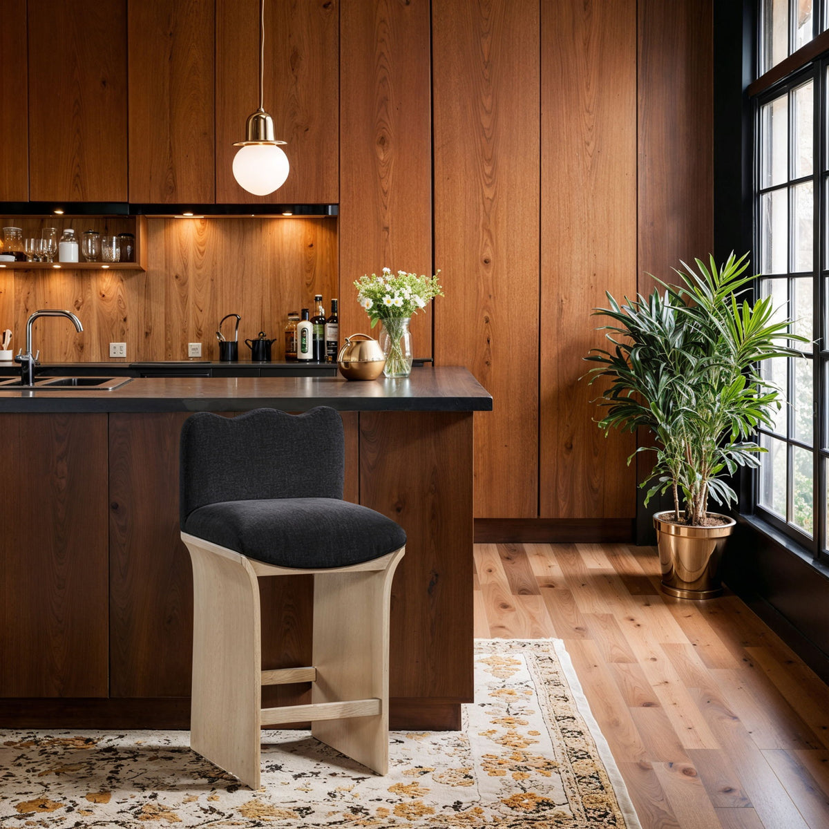Shaw - Counter Stool - Natural Base