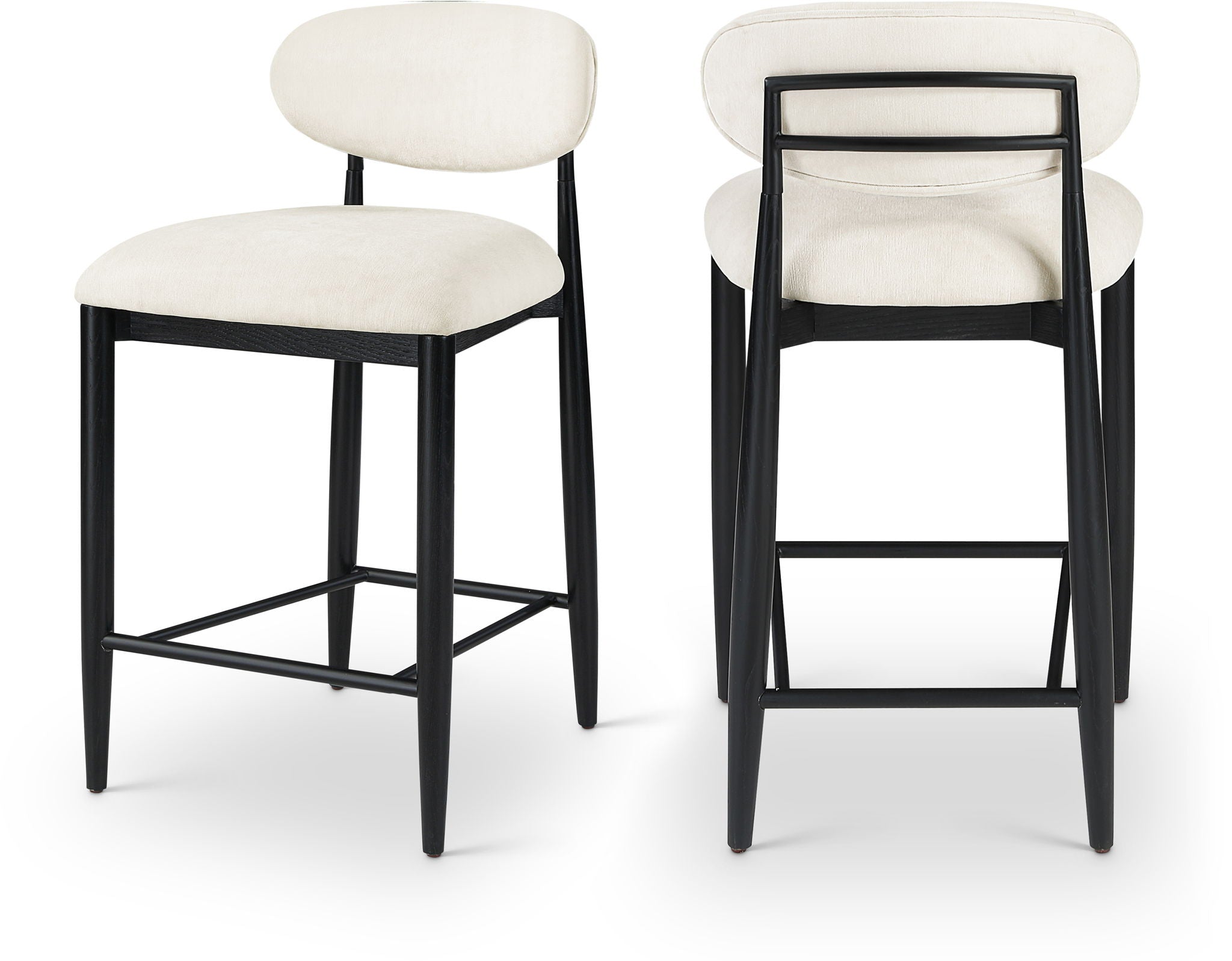 Riccio - Stool - Black Frame