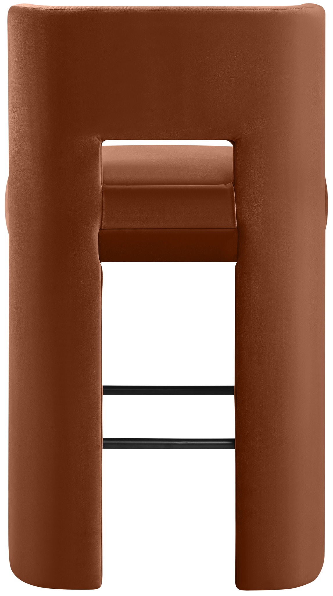 Zuno - Velvet Performance Fabric Upholstered Bar Stool (Set of 2)