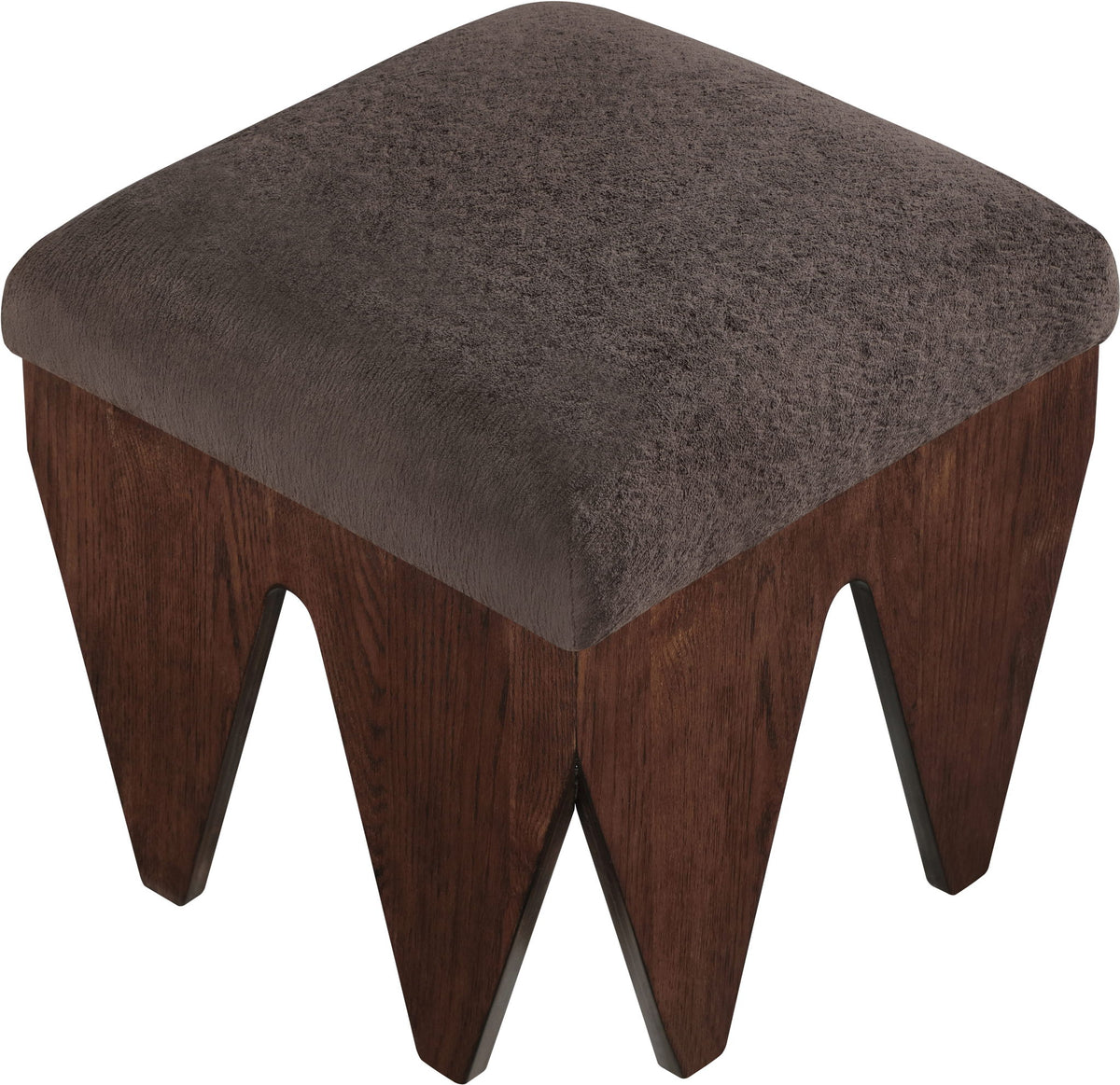 Altair - Fabric Bench - Dark Brown Base