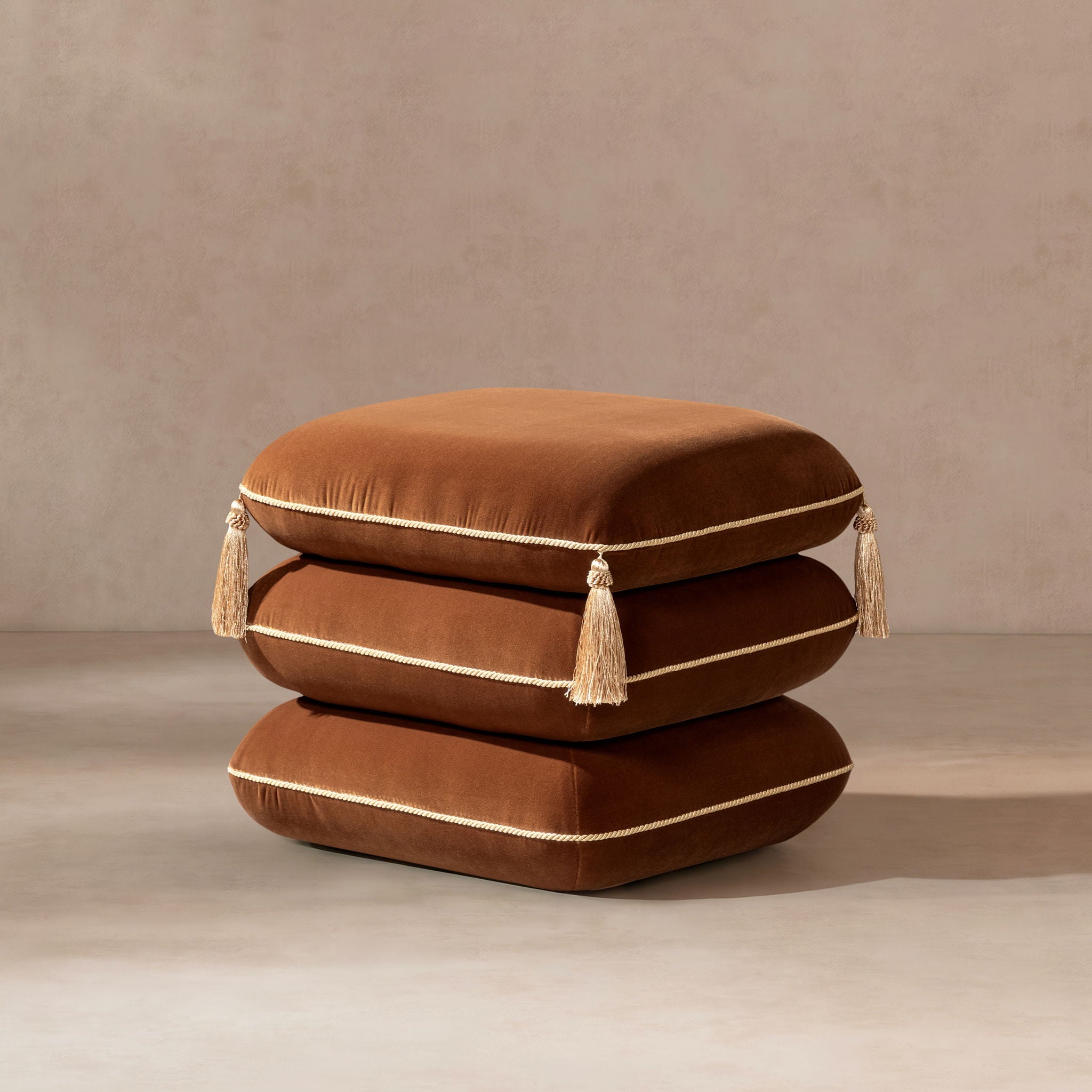 Monarch - Squared Upholstered Ottoman