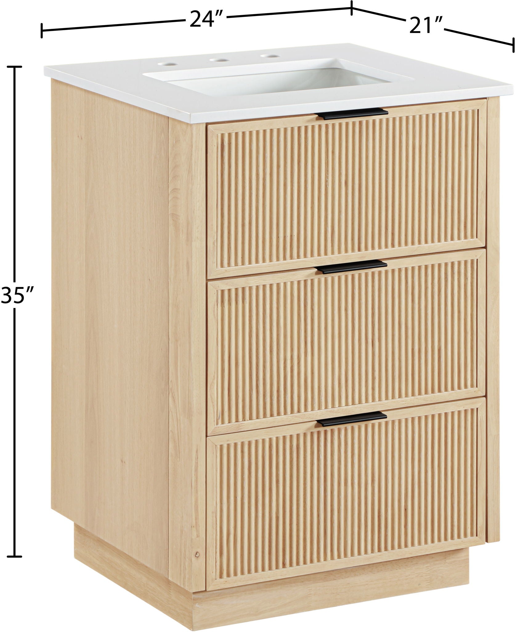 Willard - Engineered Stone And Solid Wood Bathroom Vanity