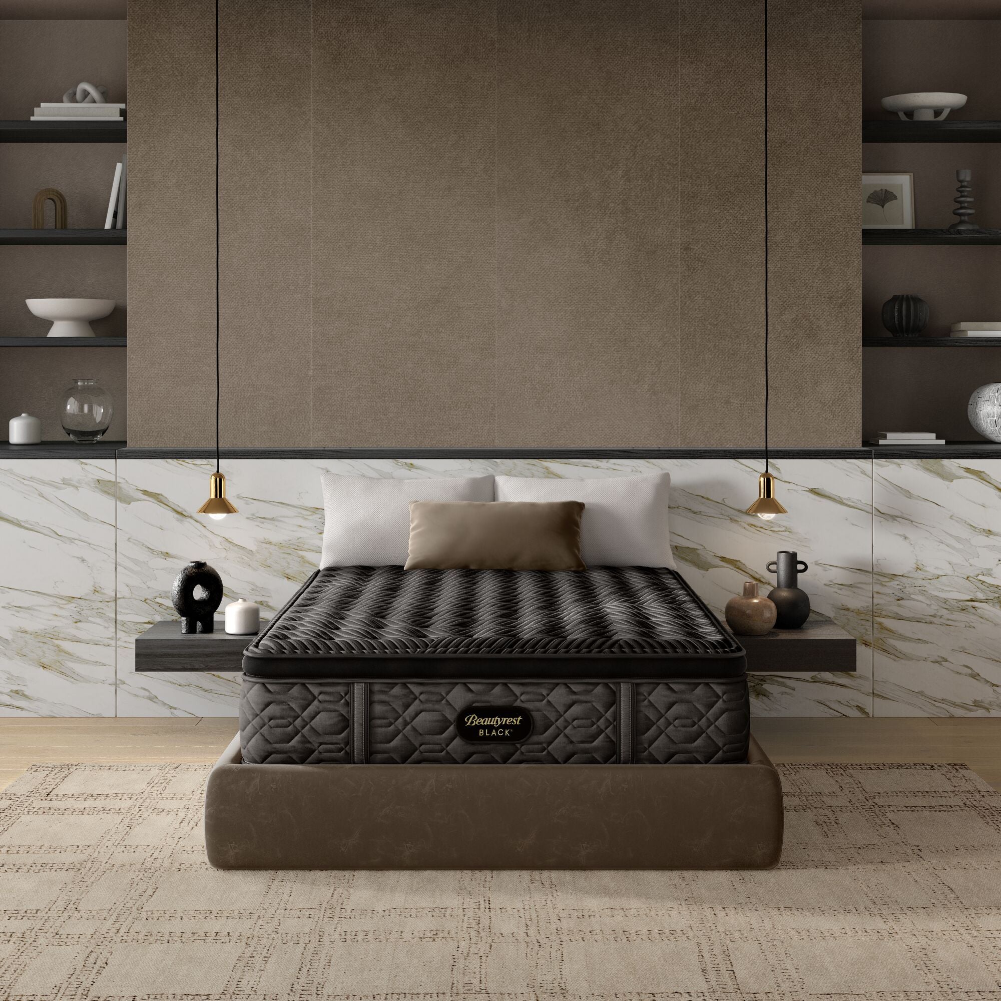 Beautyrest Black - 14.25" Series One Firm Pillow Top Mattress