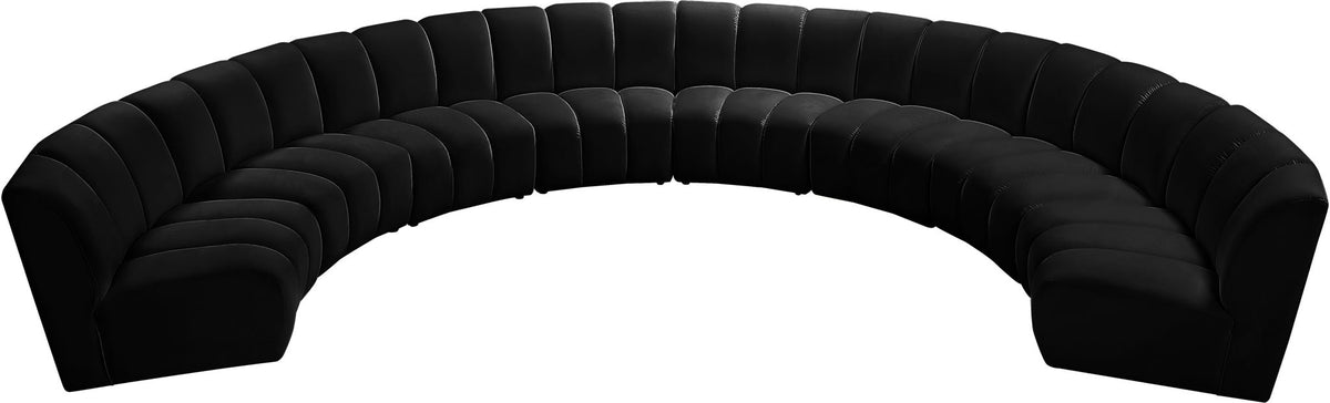 Infinity - 8 Piece Velvet Modular Sectional