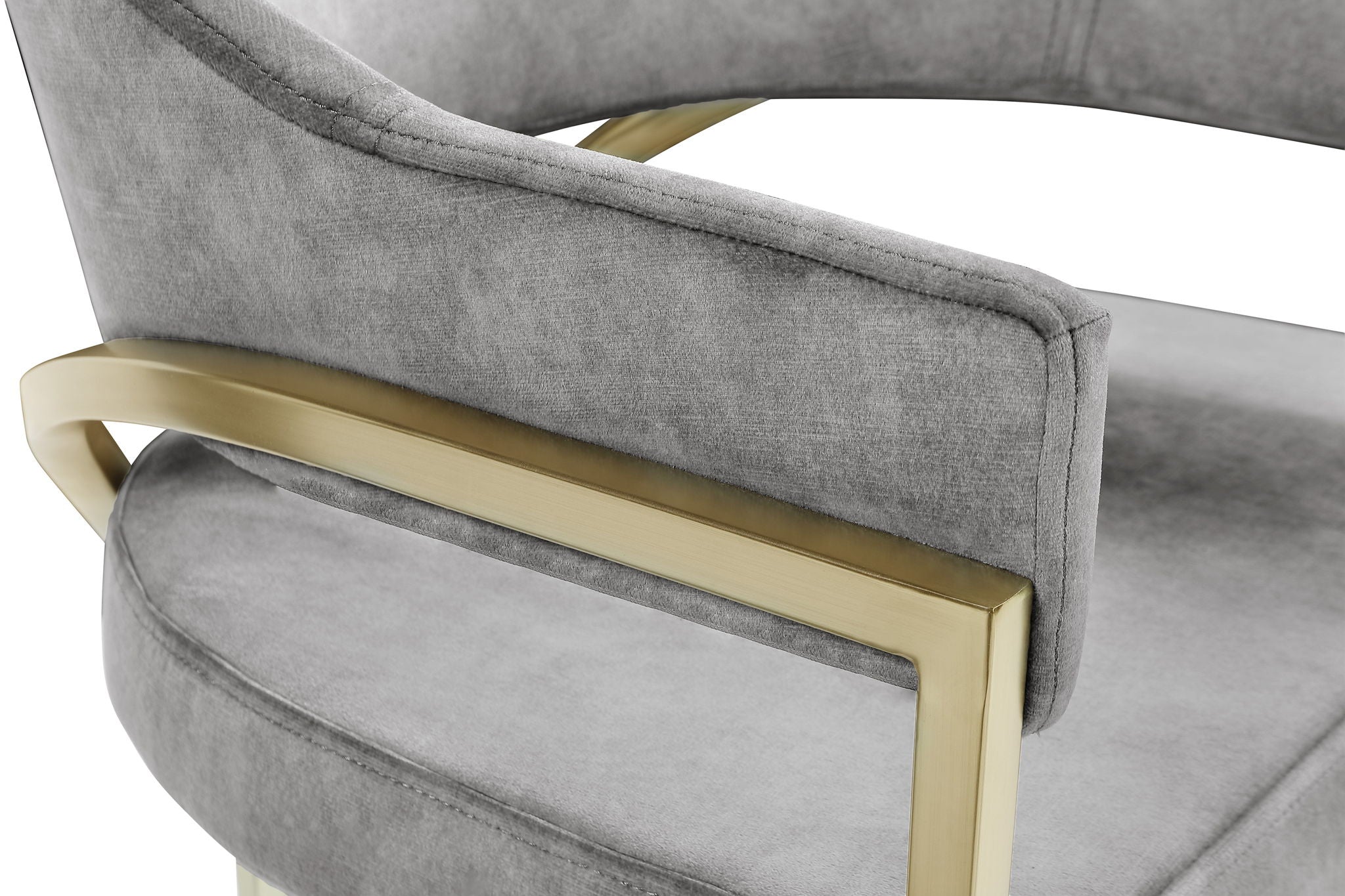 Madelyn - Dining Chair (Set of 2) - Brushed Brass