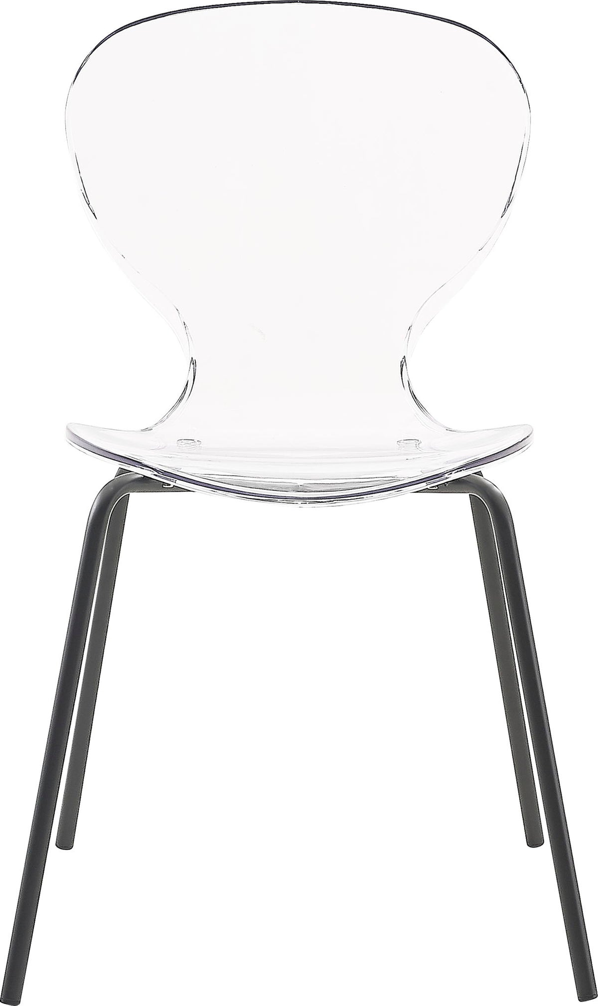 Clarion - Metal Dining Chair (Set of 2) - Matte Black