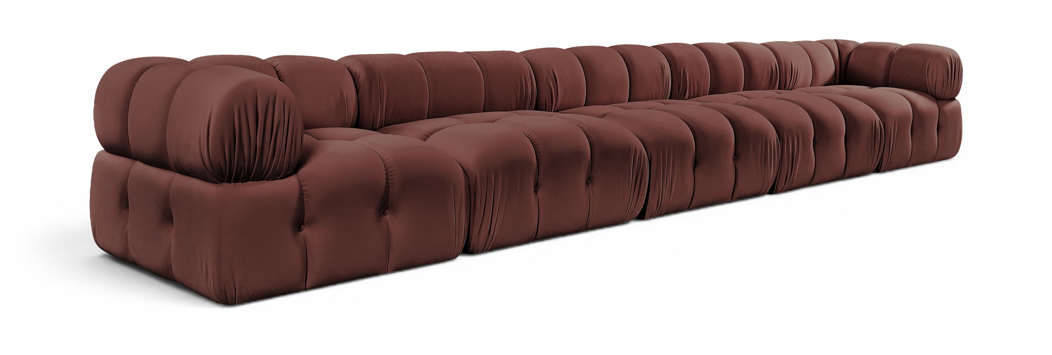 Orin - Fabric Velvet 5 Piece Modular Sofa
