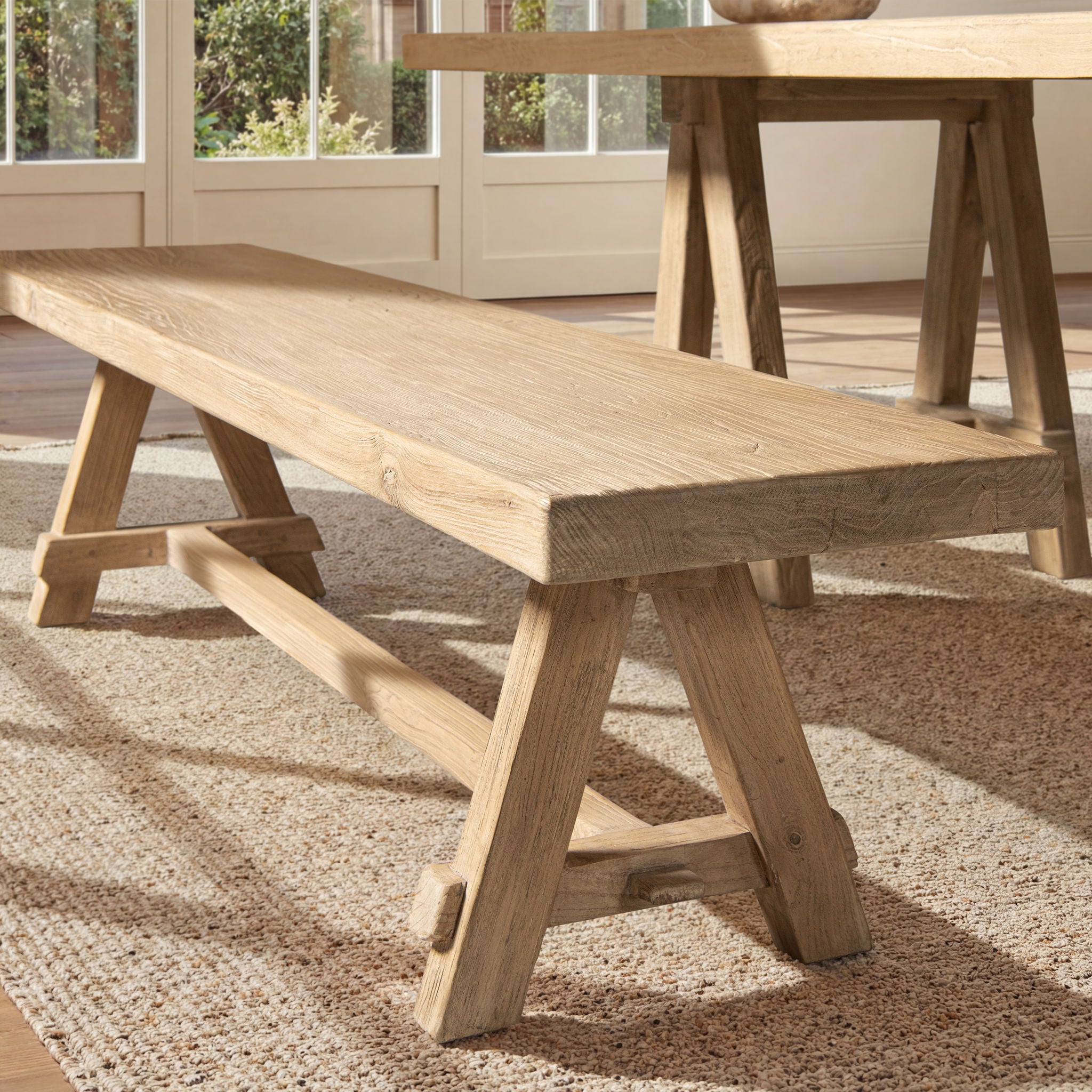 Hawthorne - Dining Bench - Natural